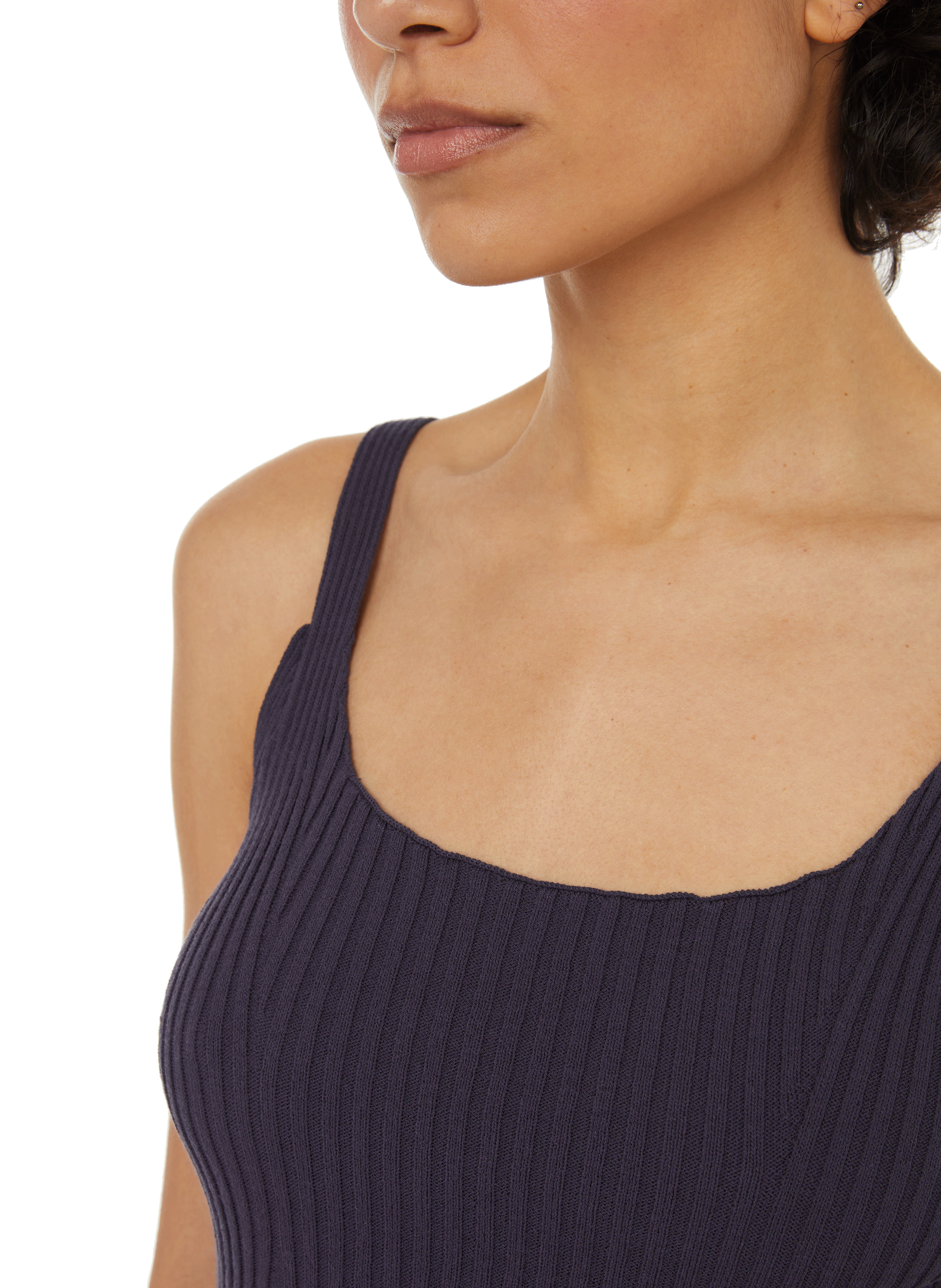 Top débardeur côtelé CAES Gris