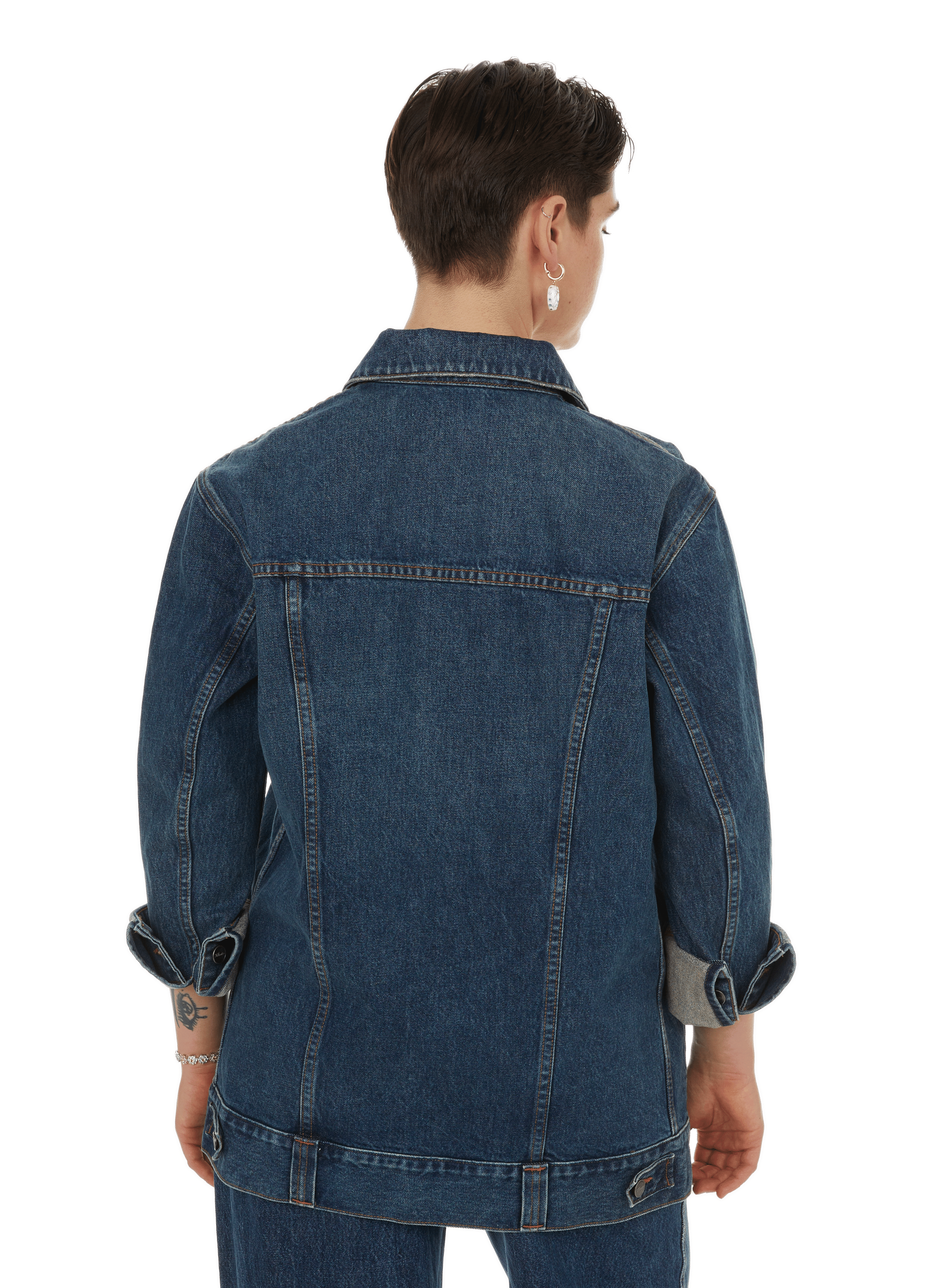 Veste en jean KHAITE Bleu