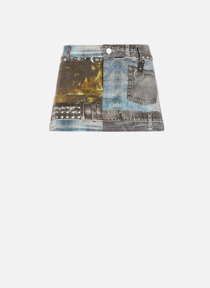 Printed mini skirt MIAOU