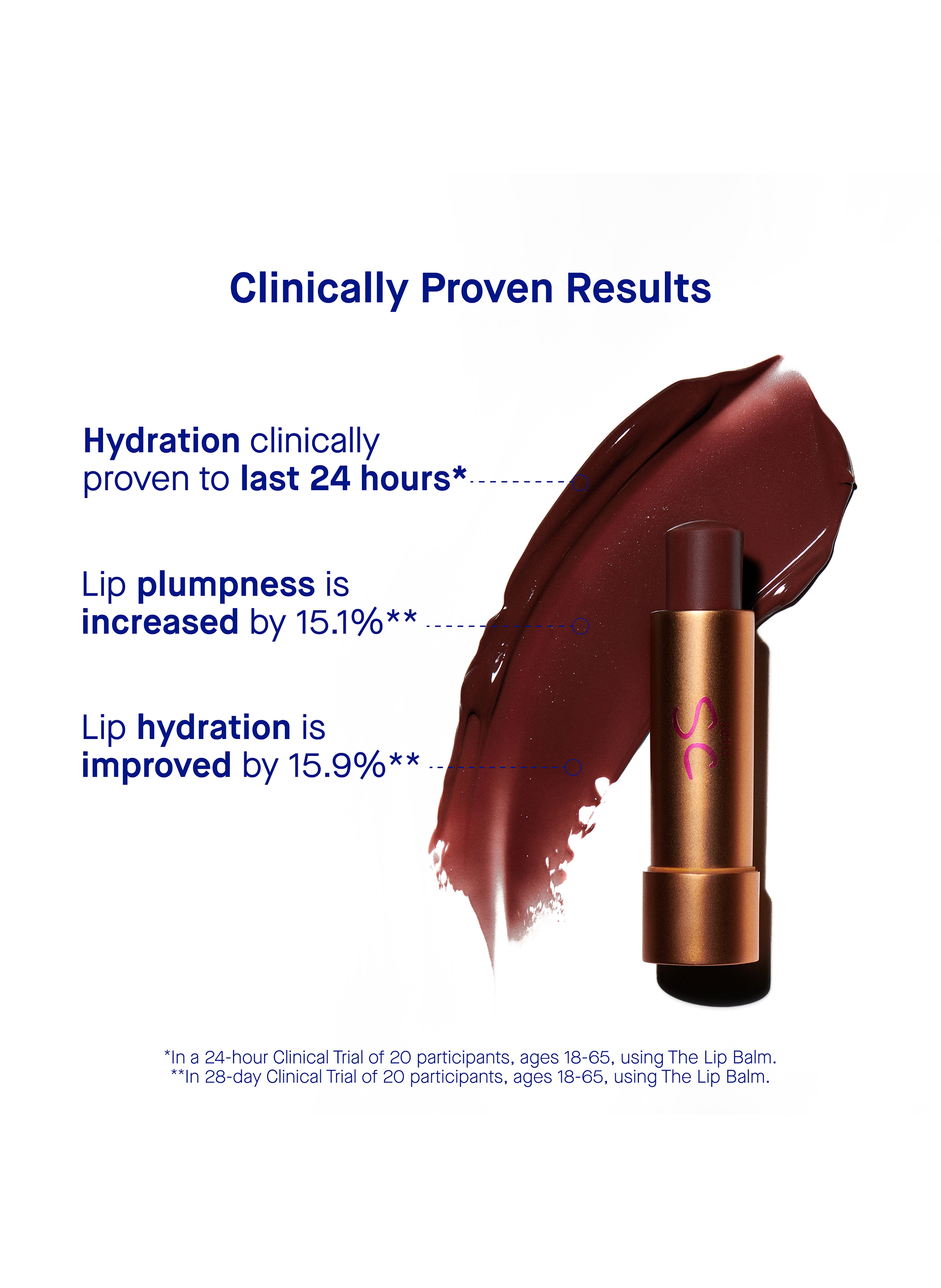 The Tinted Balm Shade 3 AUGUSTINUS BADER A burnt earthy plum