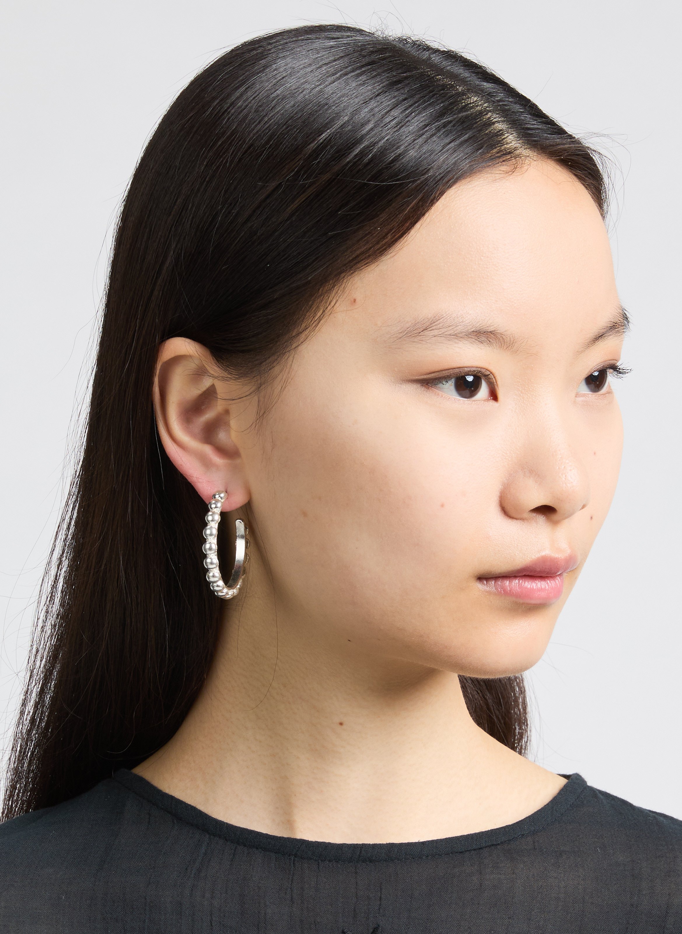 Boucles d’oreille Tribal  SYLVIA TOLEDANO Argent