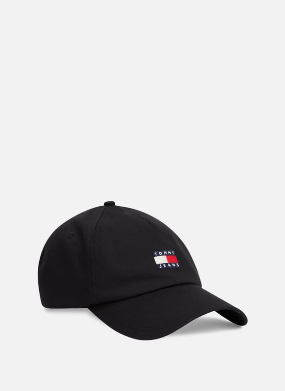 Cap Black by TOMMY HILFIGER TOMMY HILFIGER Cap Black