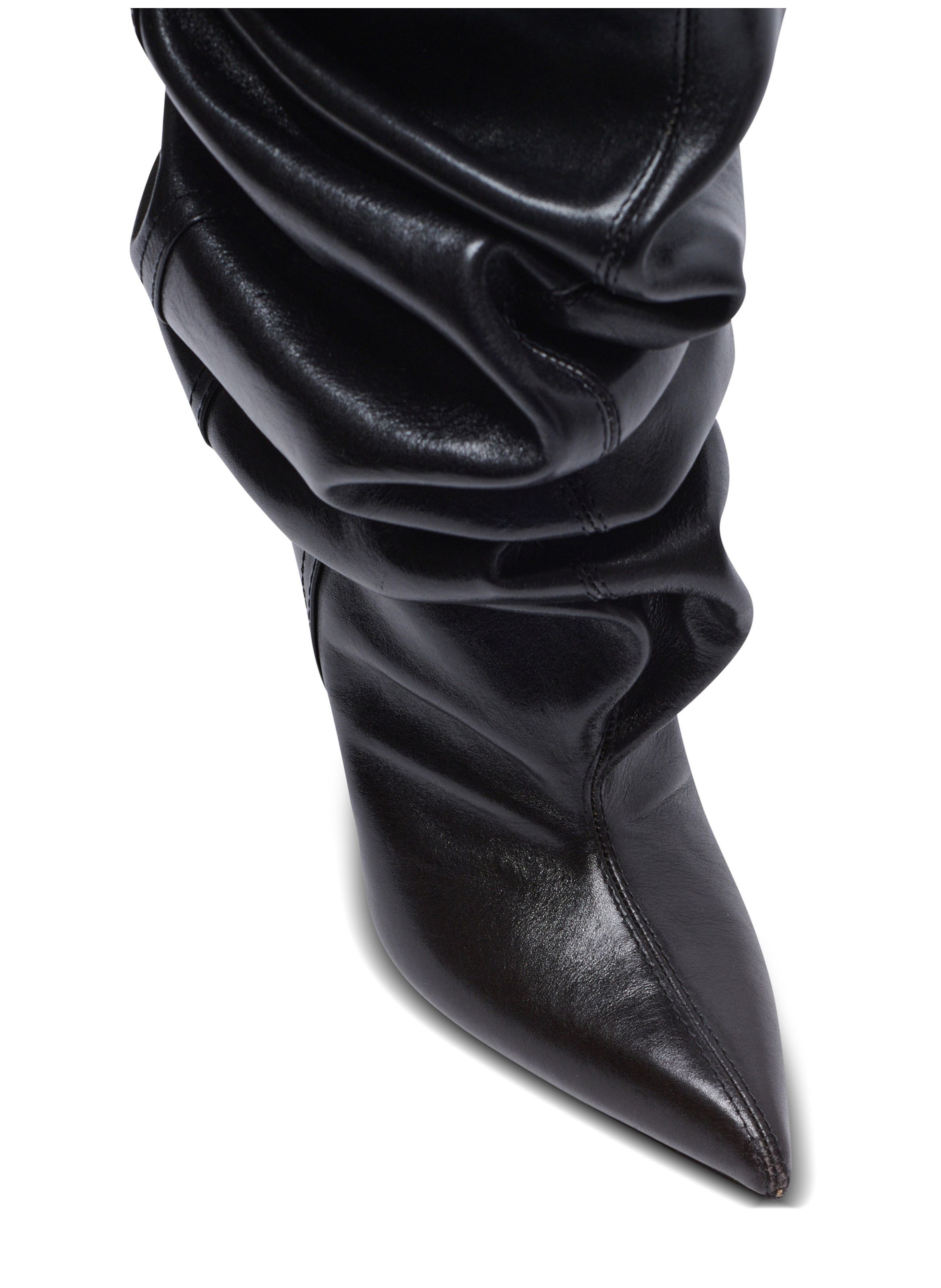 Bottes cuissardes wedge BALMAIN Noir