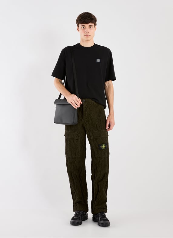 Pantalon cargo en coton mélangé | Vert by STONE ISLAND Pantalon cargo en coton mélangé Vert