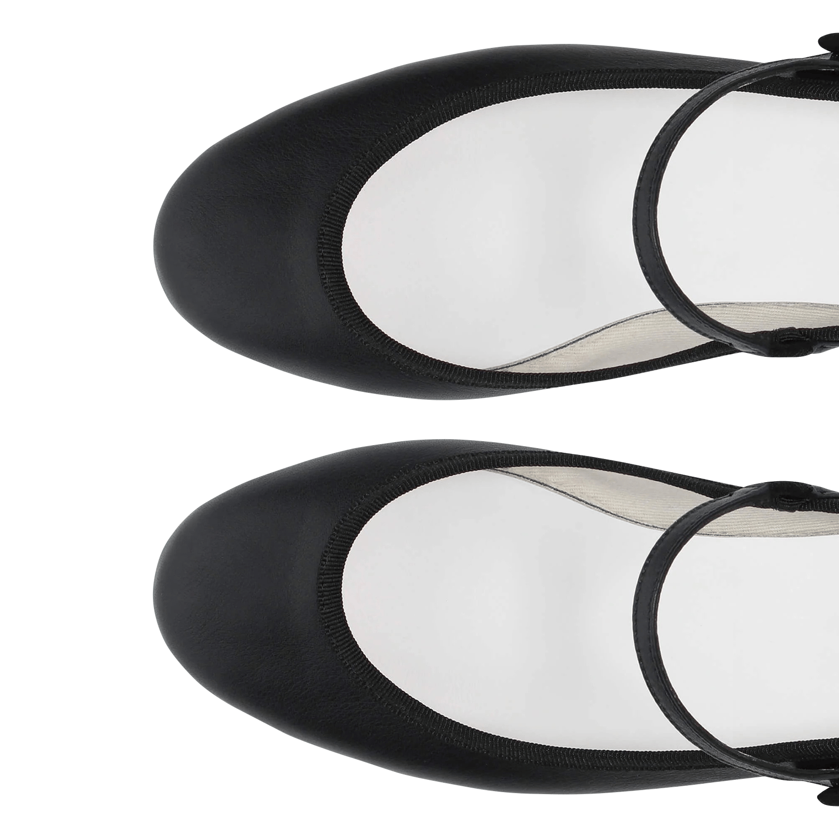 Babies en cuir REPETTO Noir