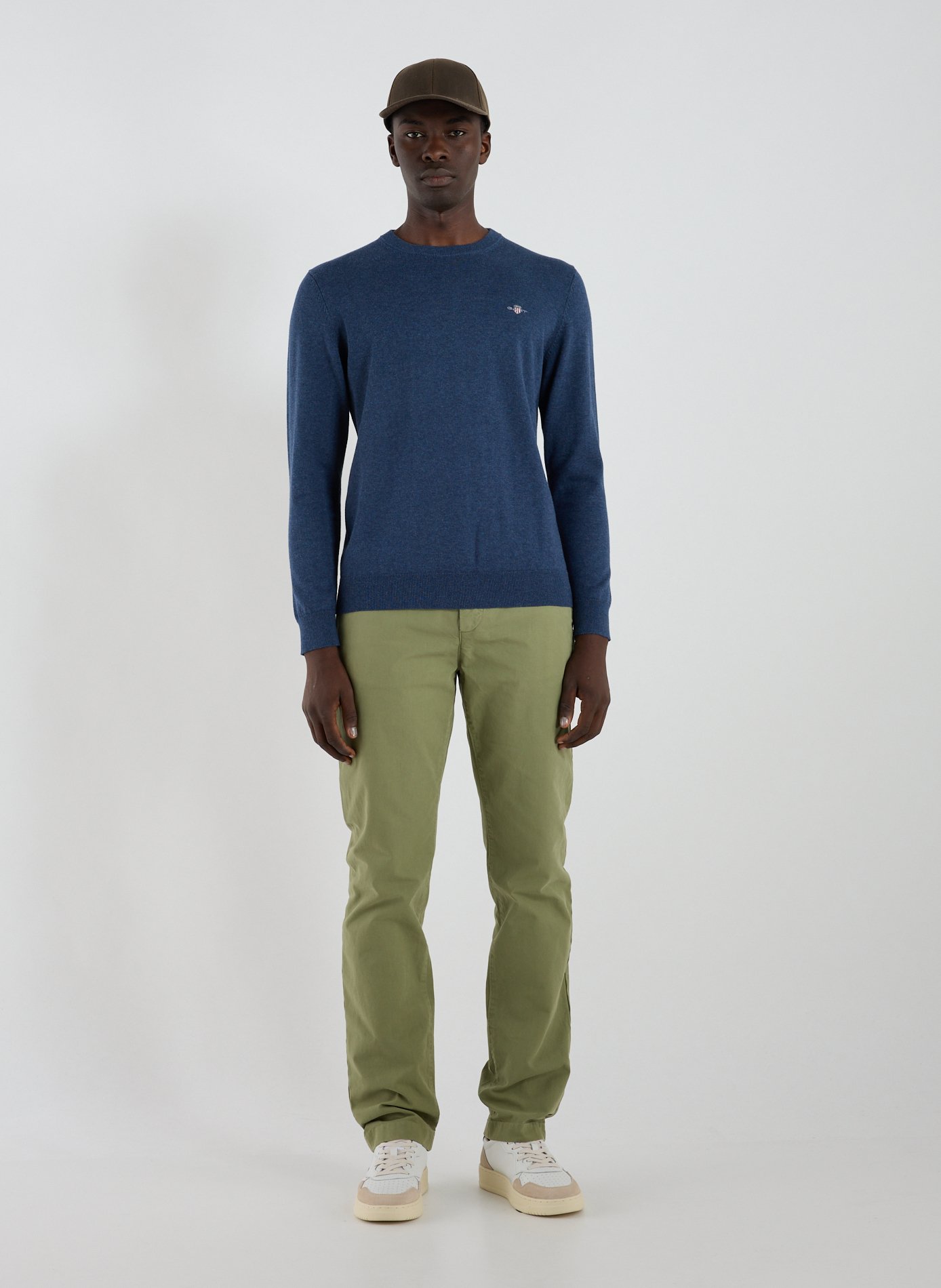 GANT Pantalon chino en coton Vert