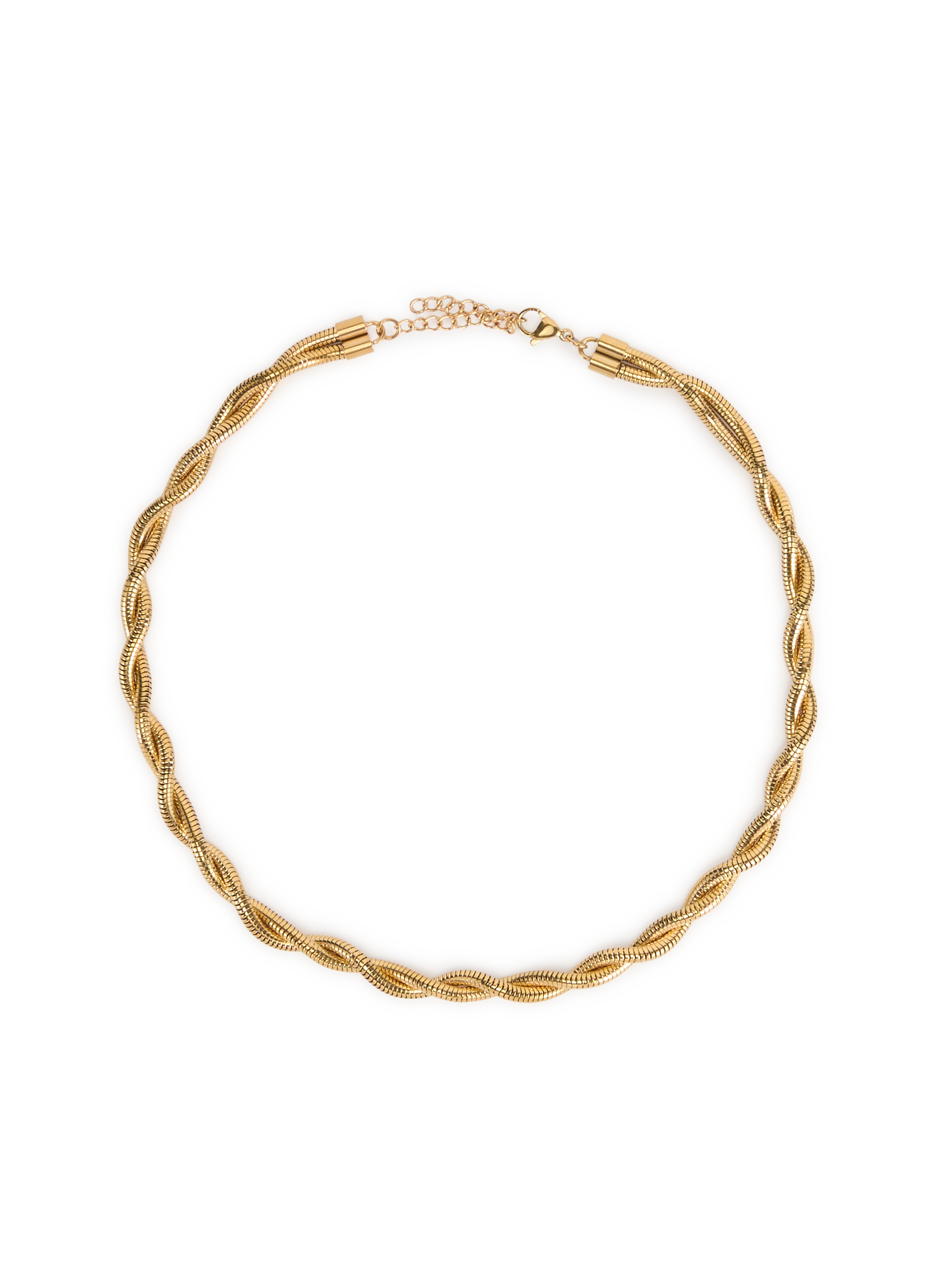 AU PRINTEMPS PARIS Choker necklace Golden