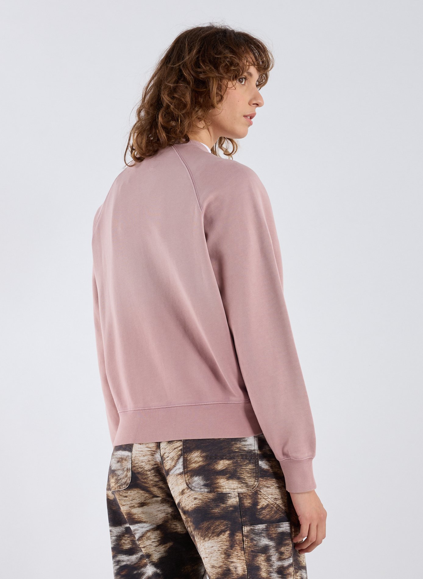 Sweatshirt en coton CARHARTT WIP Rose