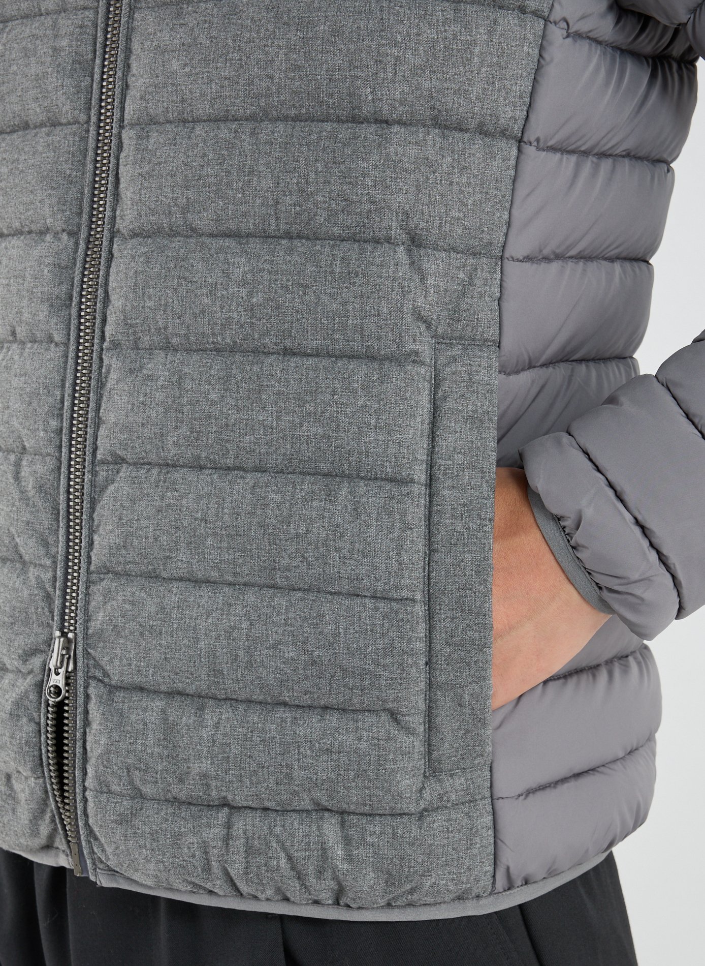 Doudoune matelassée à capuche SAVE THE DUCK Gris