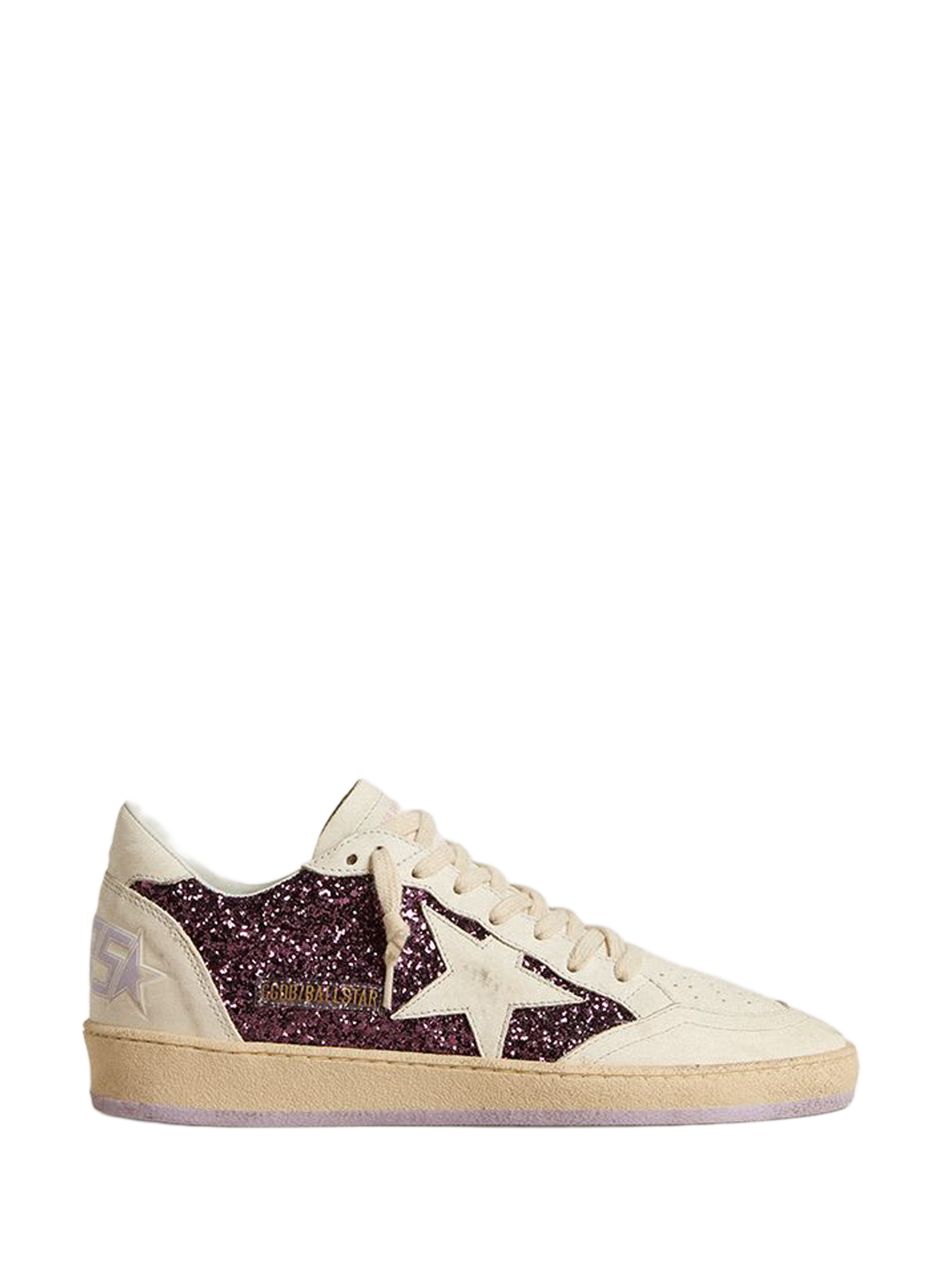 Baskets Ball Star en cuir GOLDEN GOOSE Violet