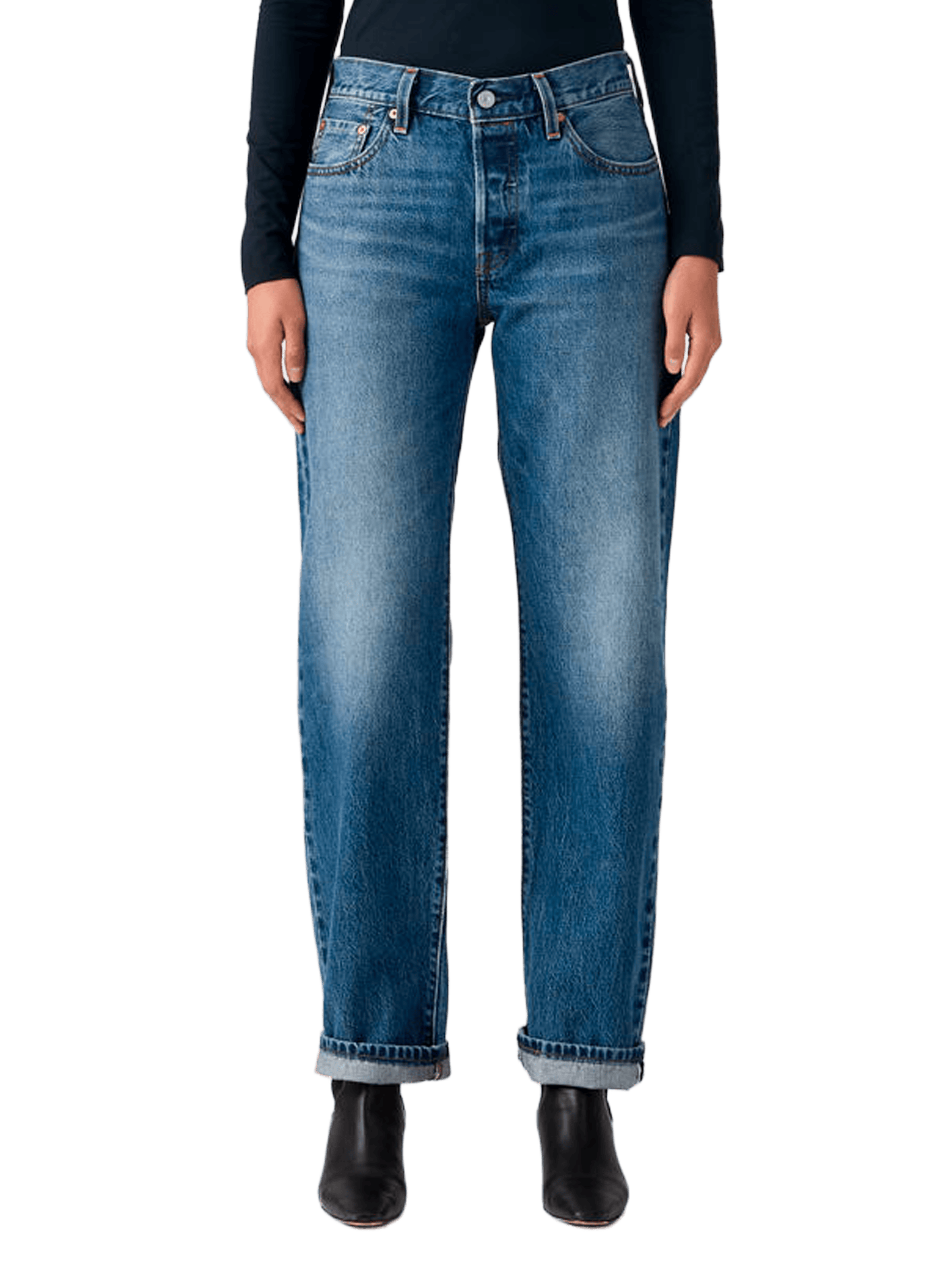 Jeans 501 90's en coton LEVI'S Bleu