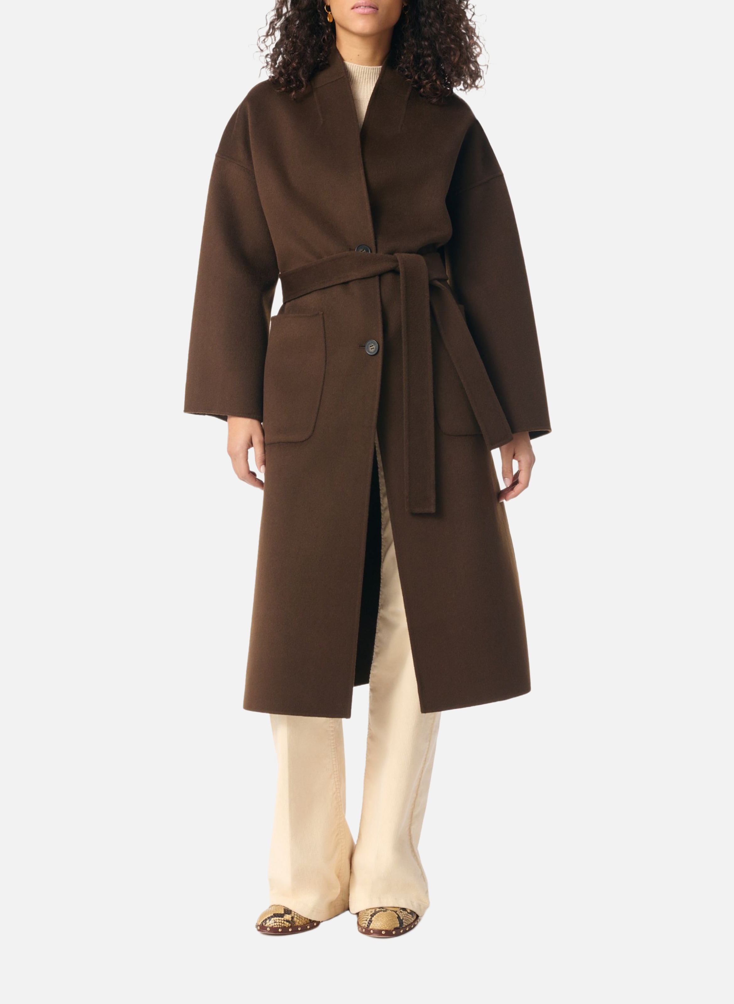 Manteau bachir VANESSA BRUNO Marron