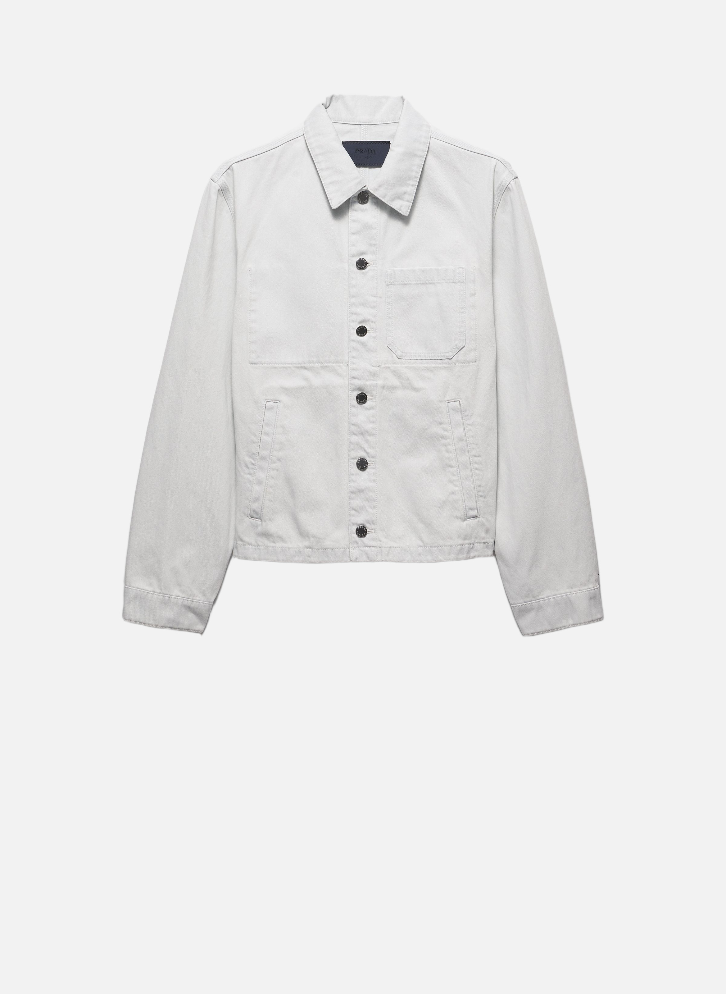 Blouson en denim PRADA Bleu