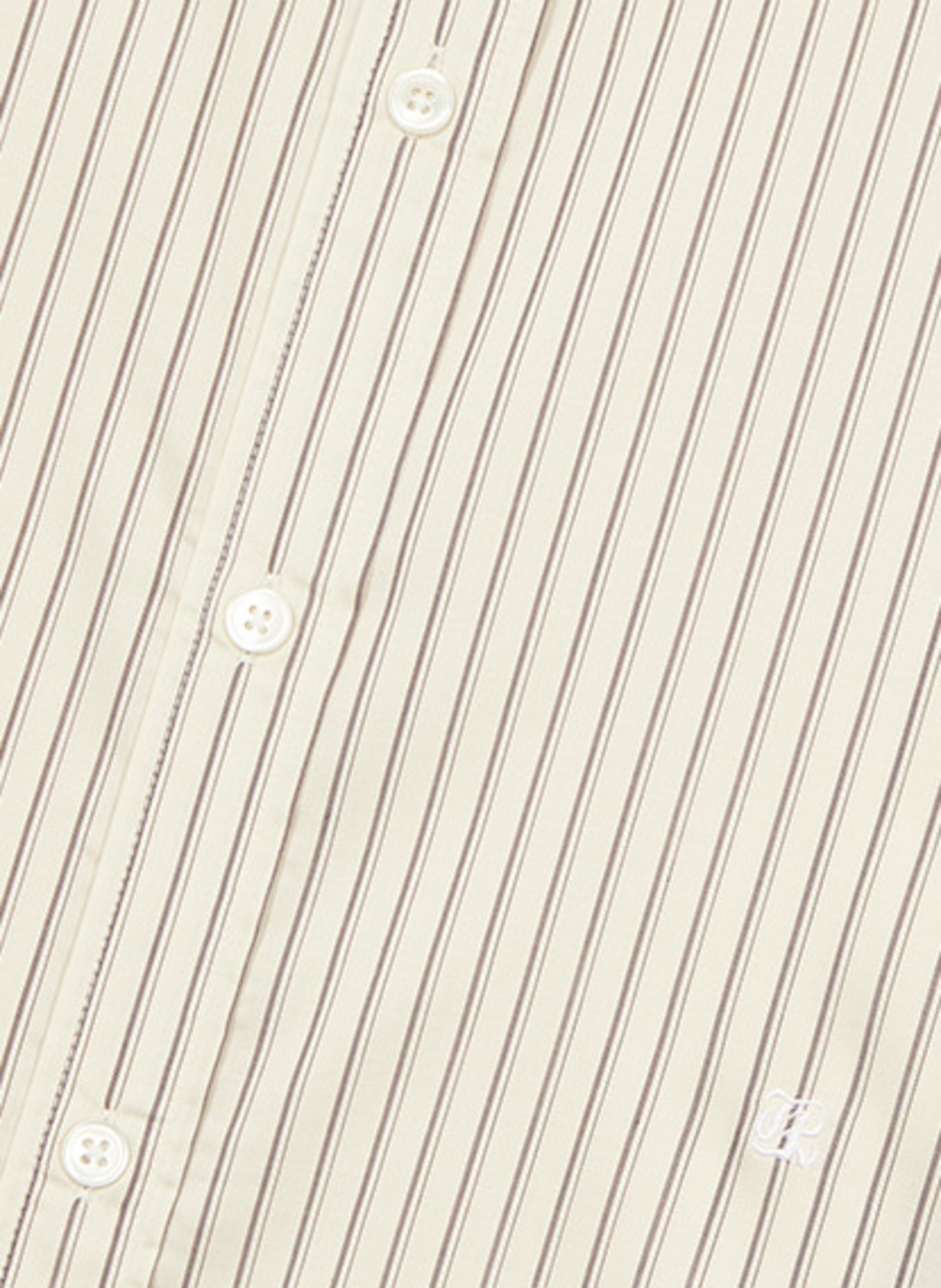 Chemise à rayures THE KOOPLES Blanc