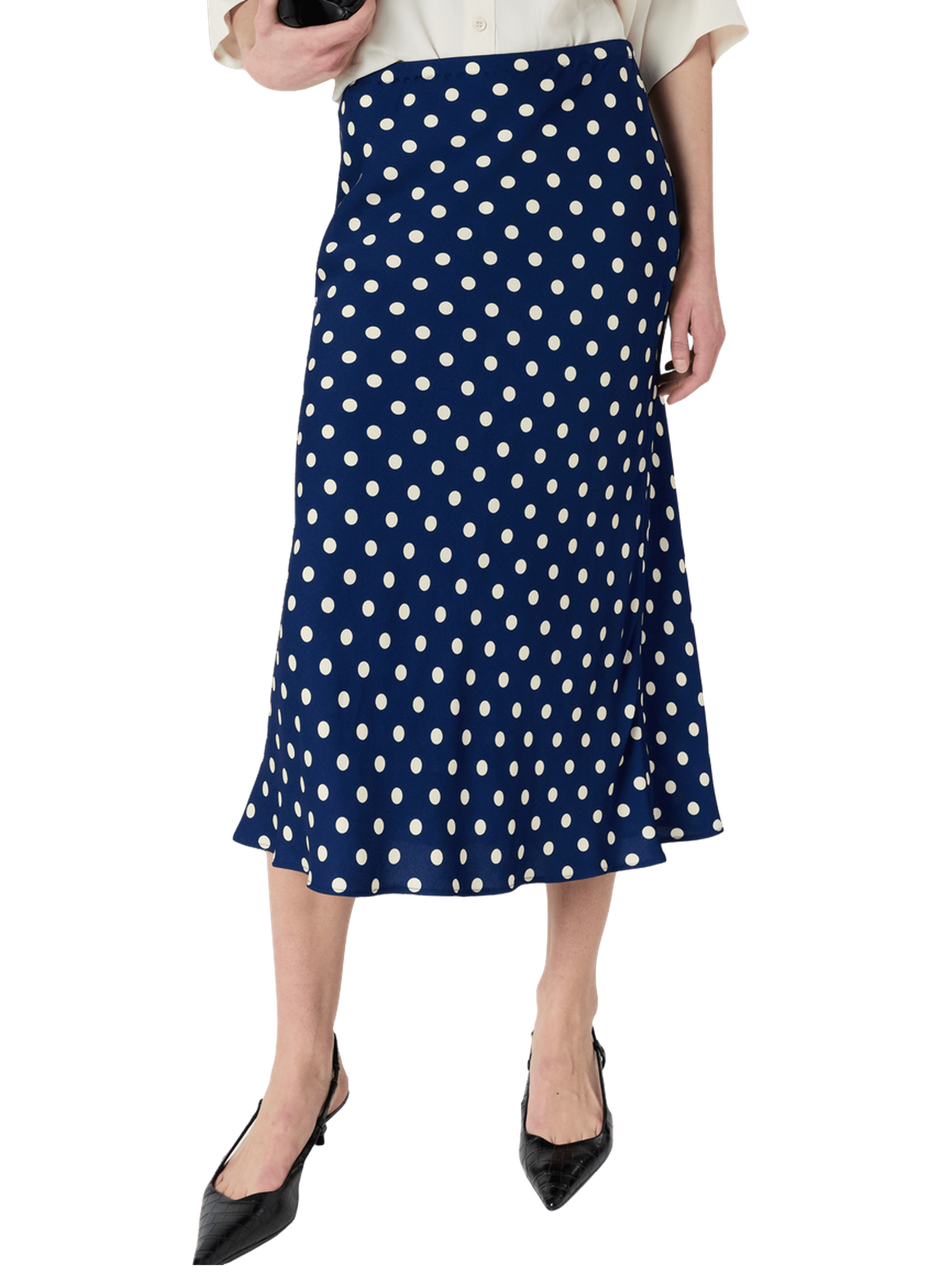 Jupe sirène à pois - jolana GERARD DAREL Bleu