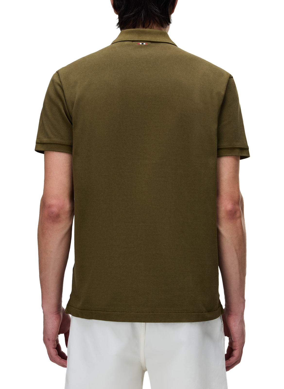 Polo en coton Kaki
