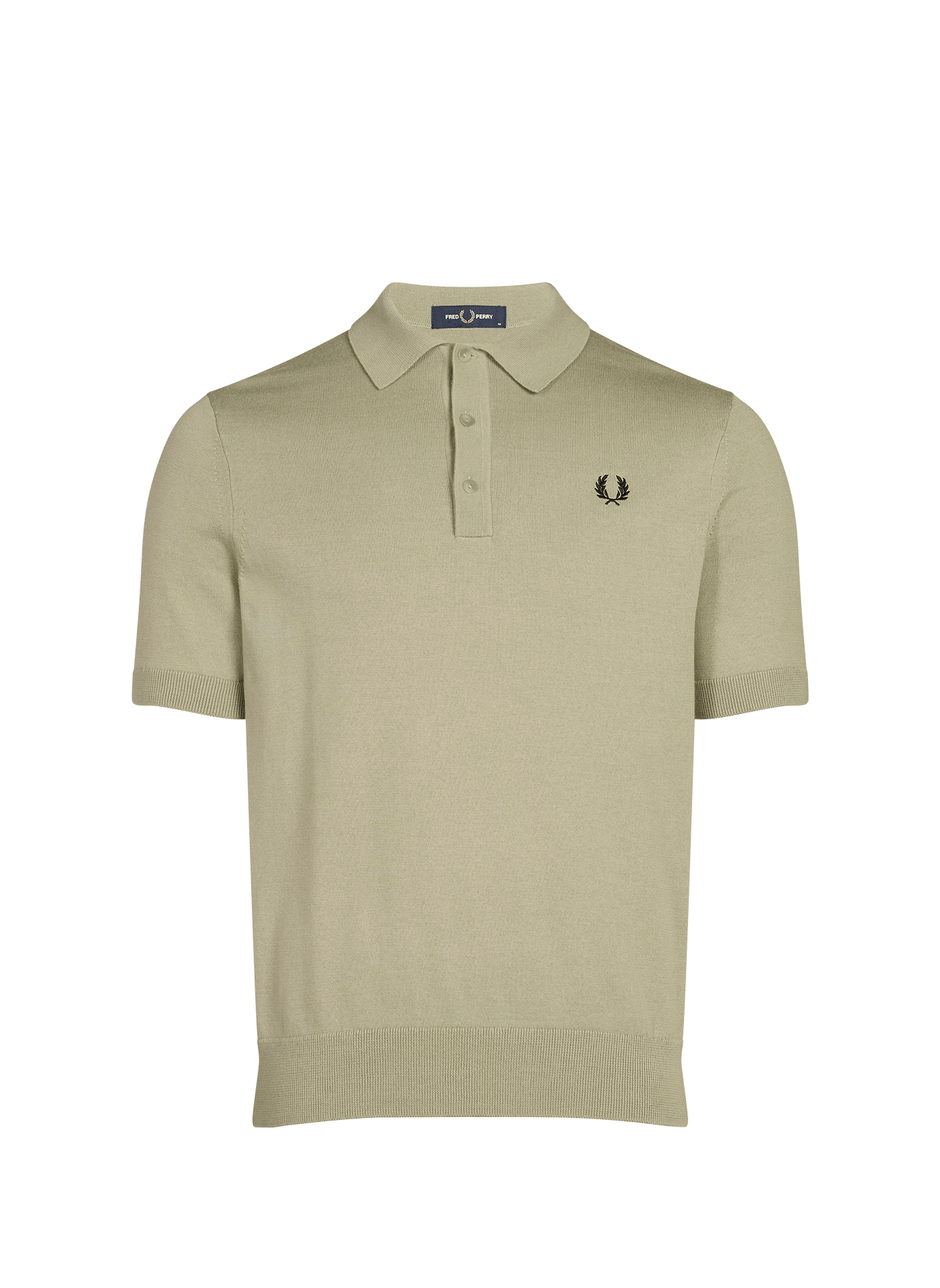 Short sleeve cotton polo shirt FRED PERRY Green