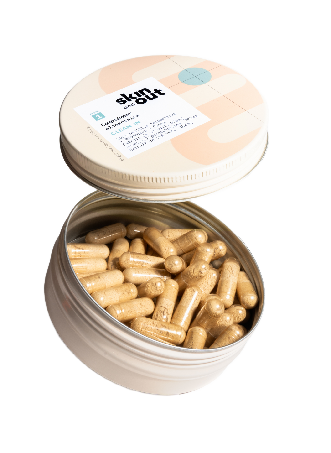 Clean IN - Cleansing nutritional supplement SKIN & OUT No color