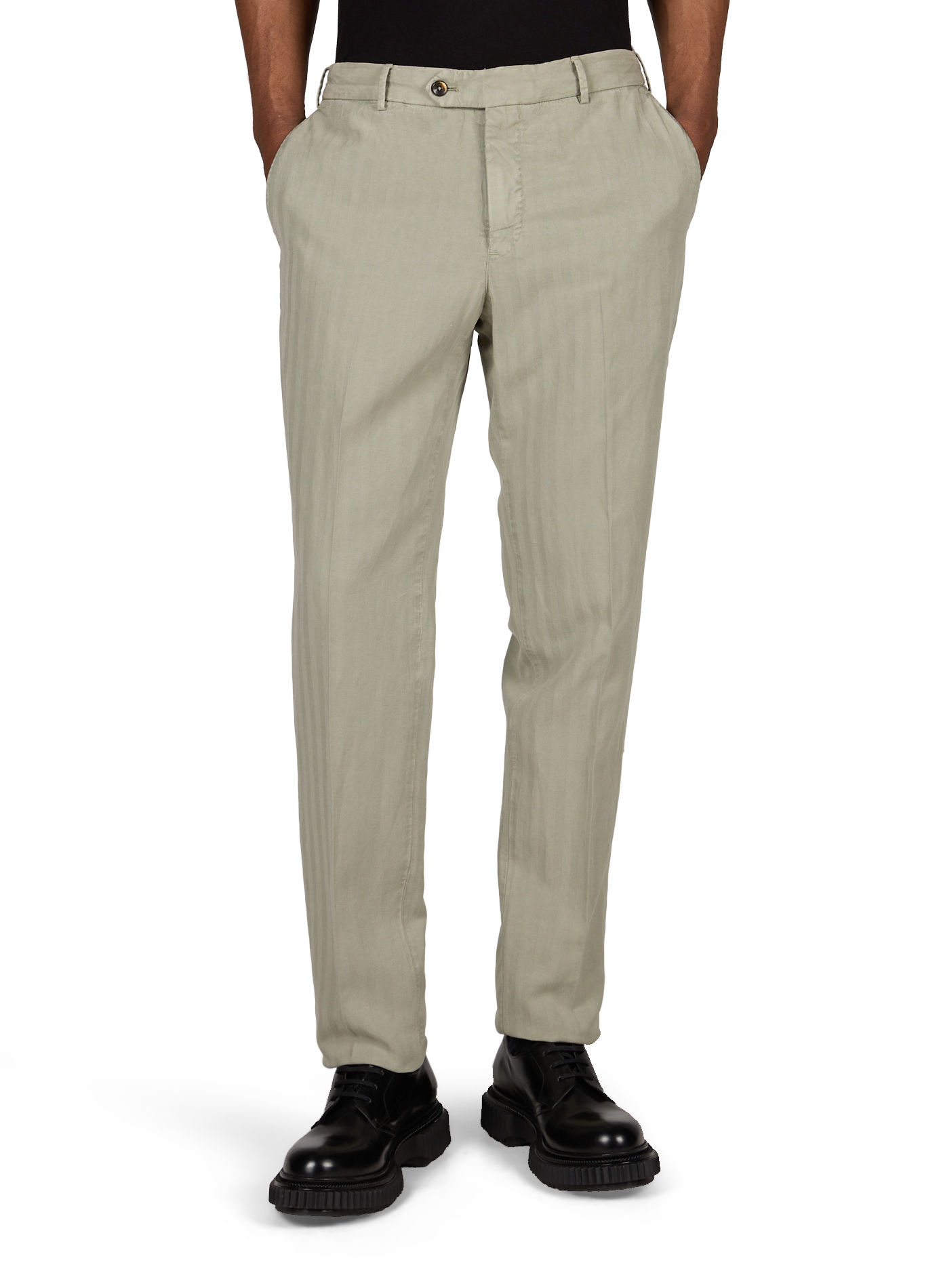 Trousers with ties PT01 Green