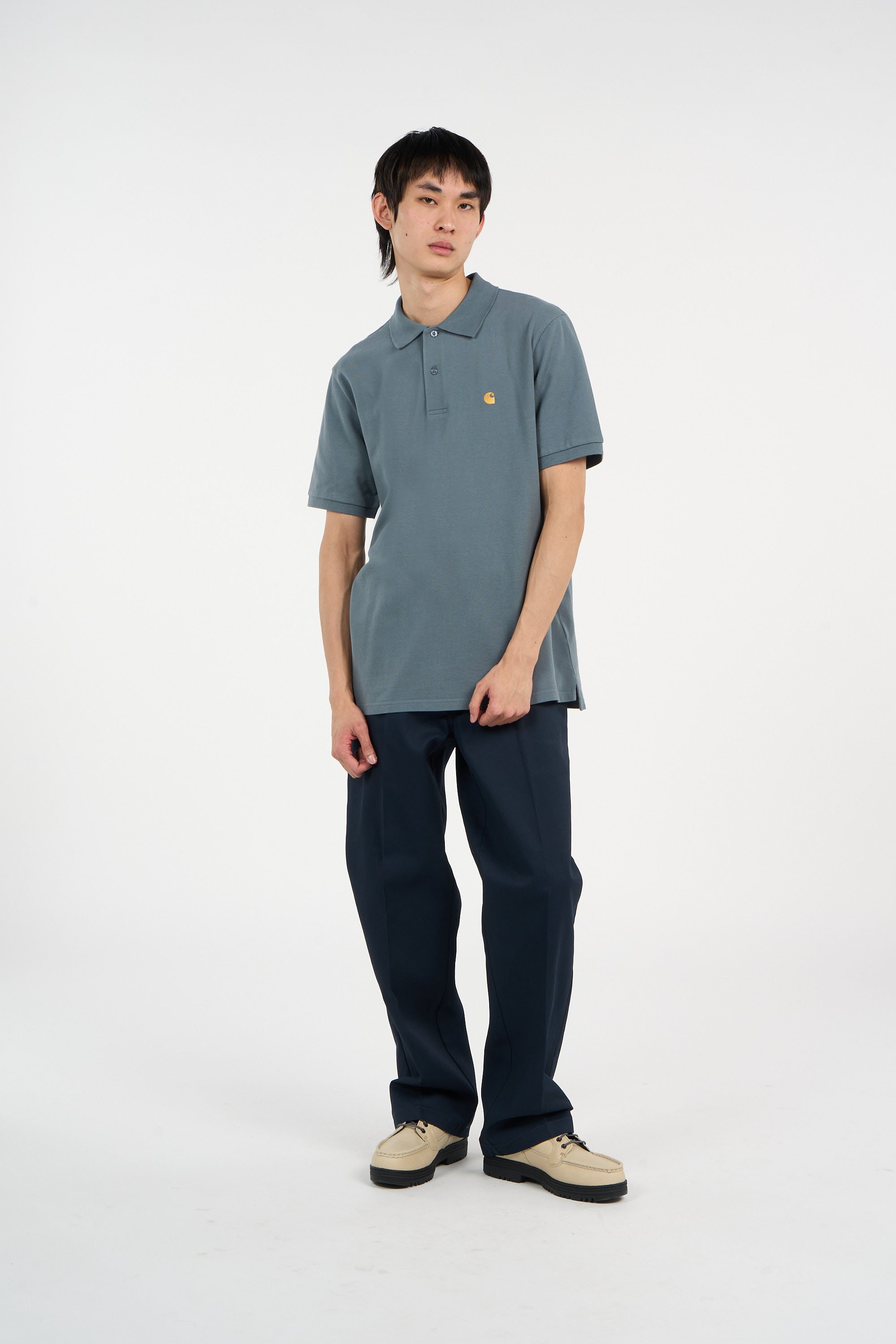 Polo chase CARHARTT WIP Bleu