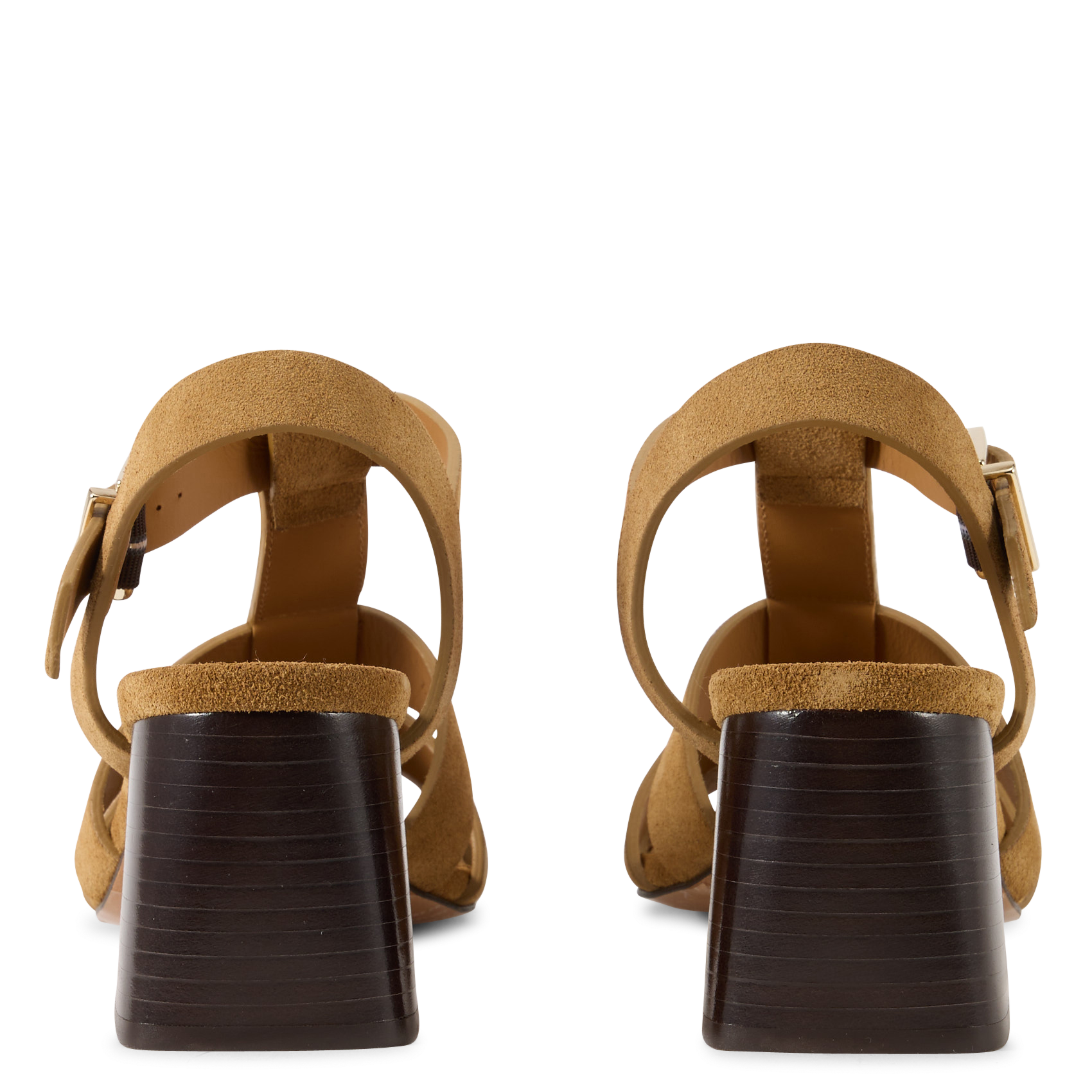 Sandales à talon en cuir ezra BOBBIES Marron