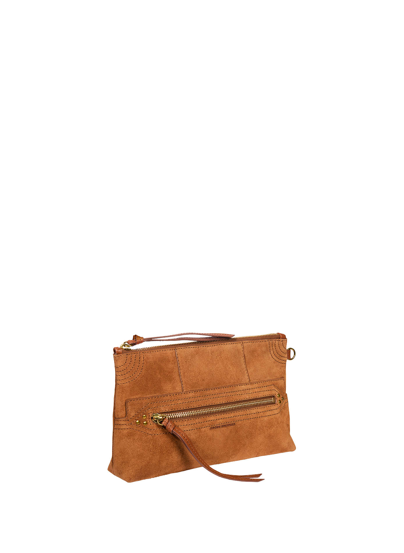 Lucky suède clutch JÉRÔME DREYFUSS Bruin