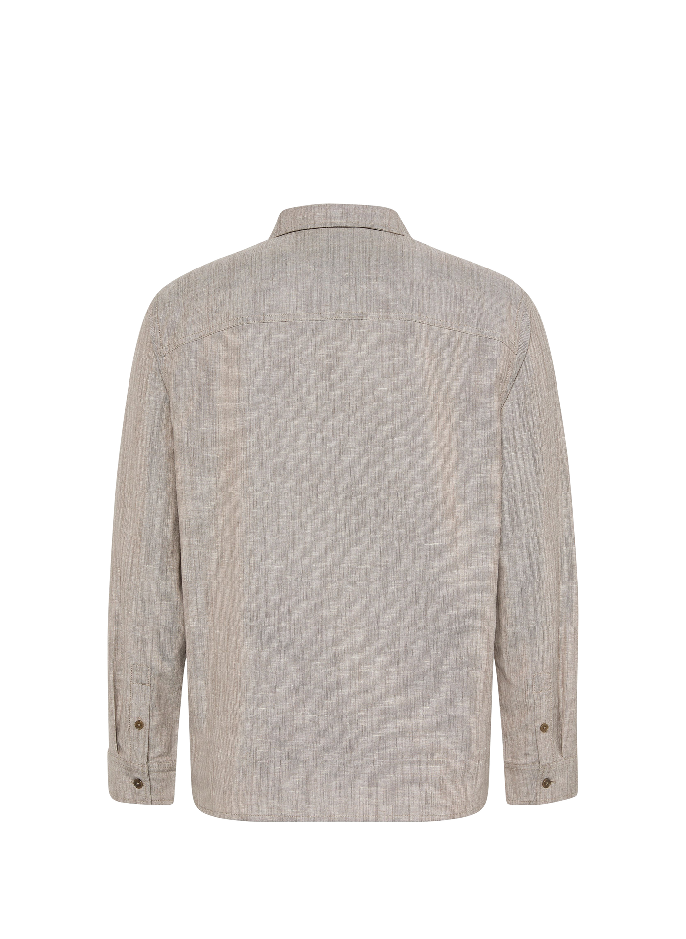 Straight shirt with long sleeves CALVIN KLEIN Beige