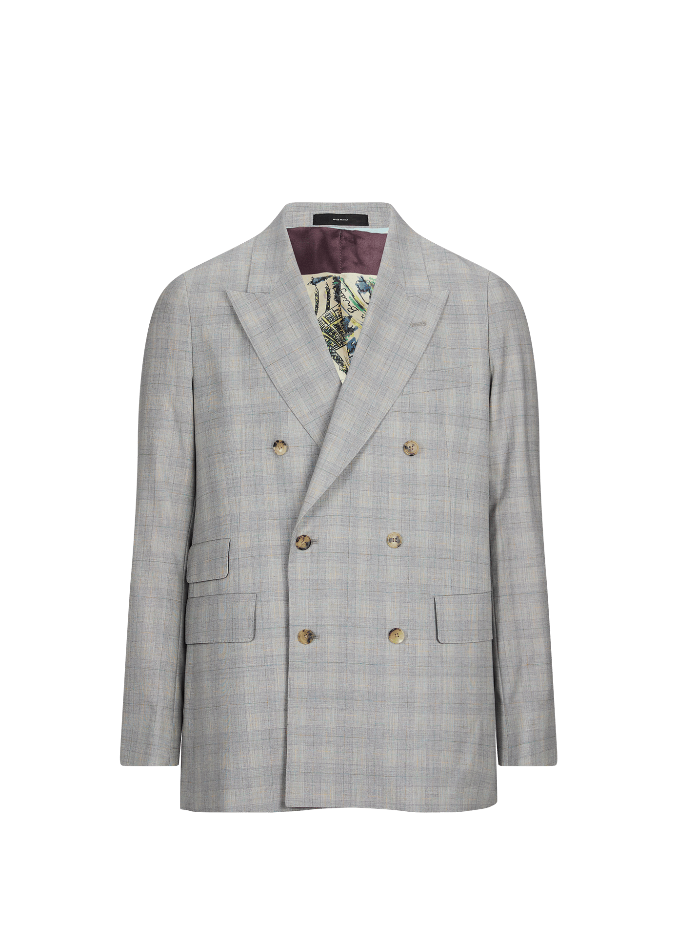 Two-piece wool tweed suit PAUL SMITH Grey