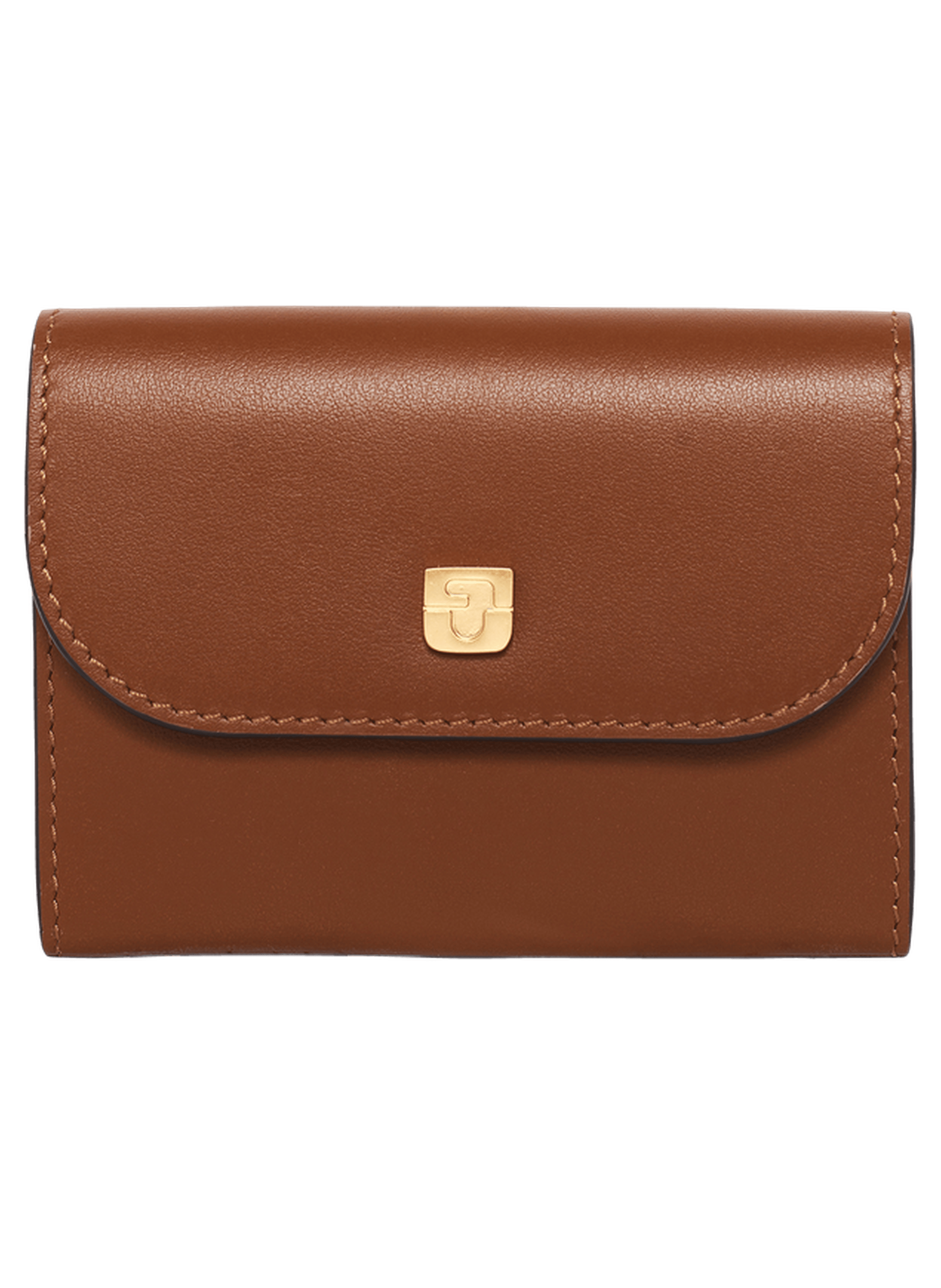 Mini portefeuille en cuir - xs  Cognac