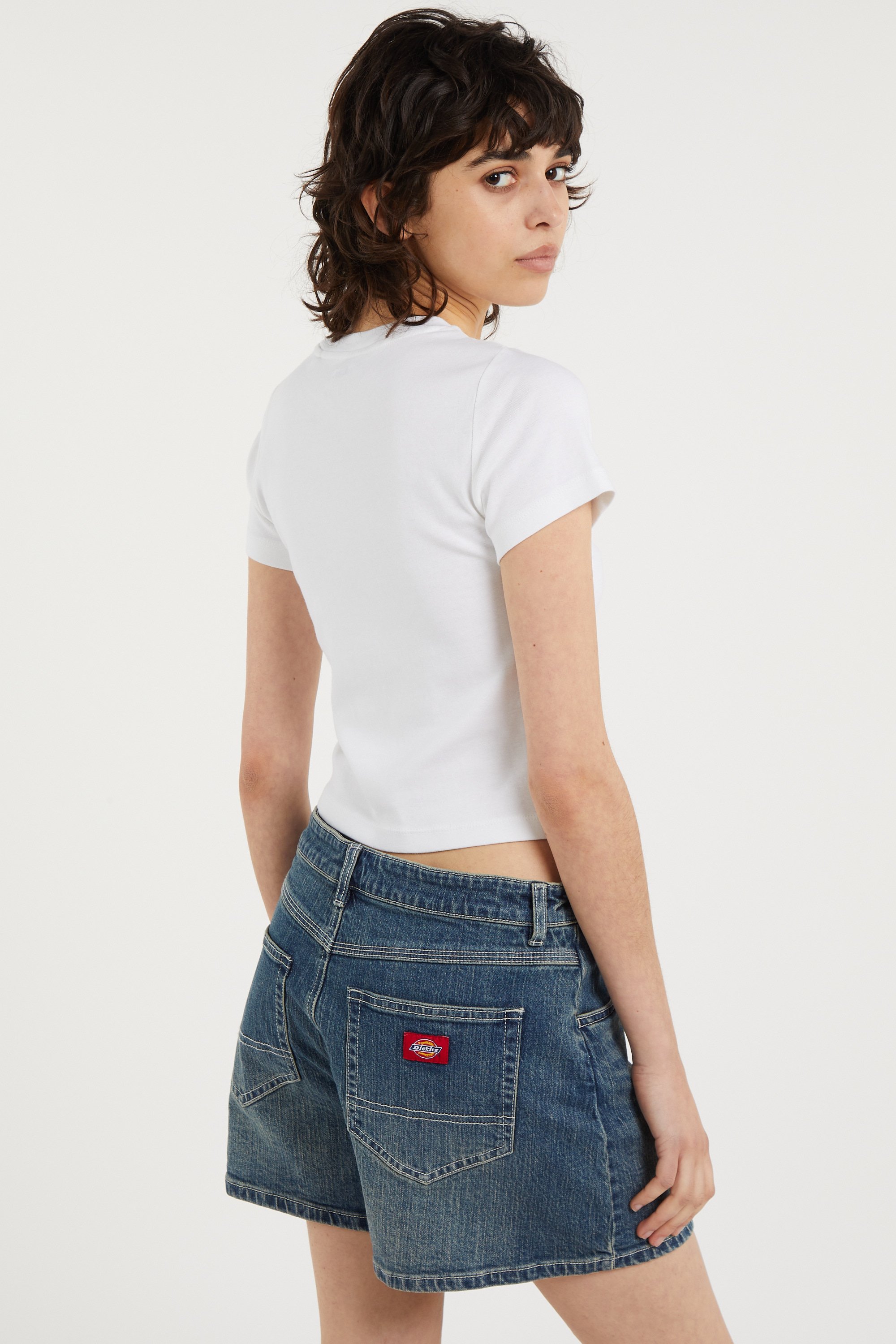 Jupe-short denim skort w DICKIES Bleu