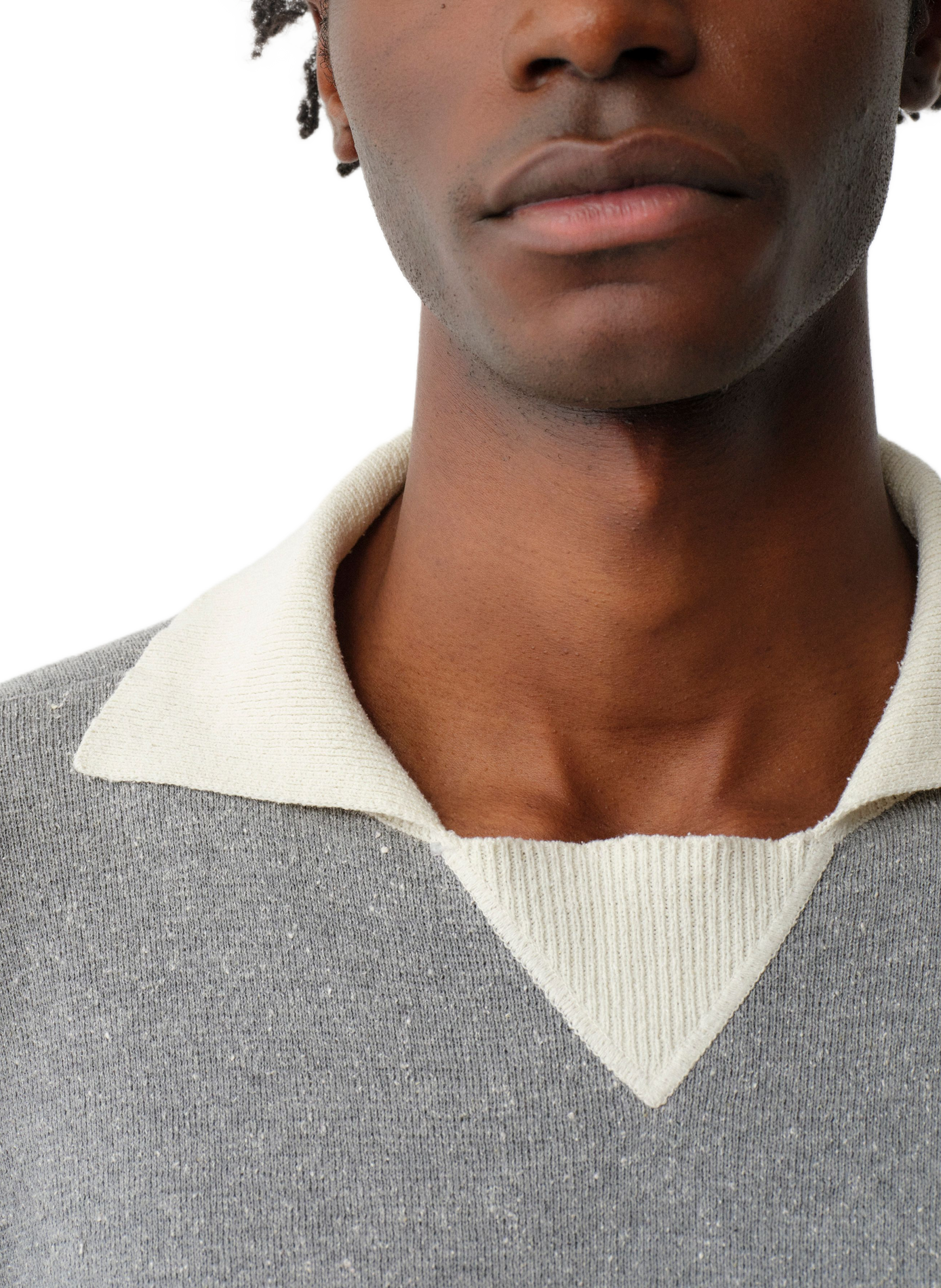 Silk oversize Desmond sweater CALVIN KLEIN COLLECTION Grey