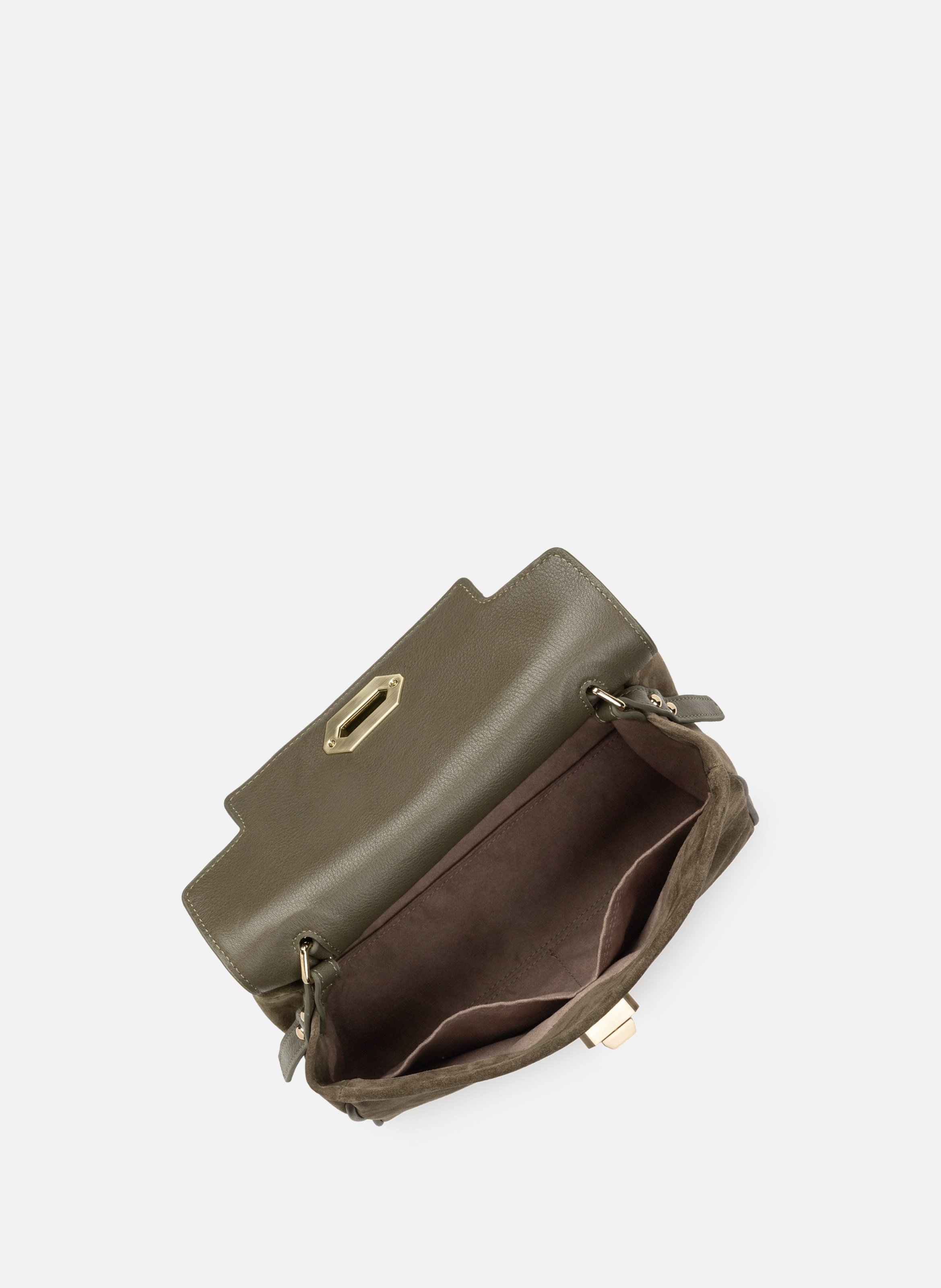 Sac à main - suède grace | Kaki LANCASTER Femme
