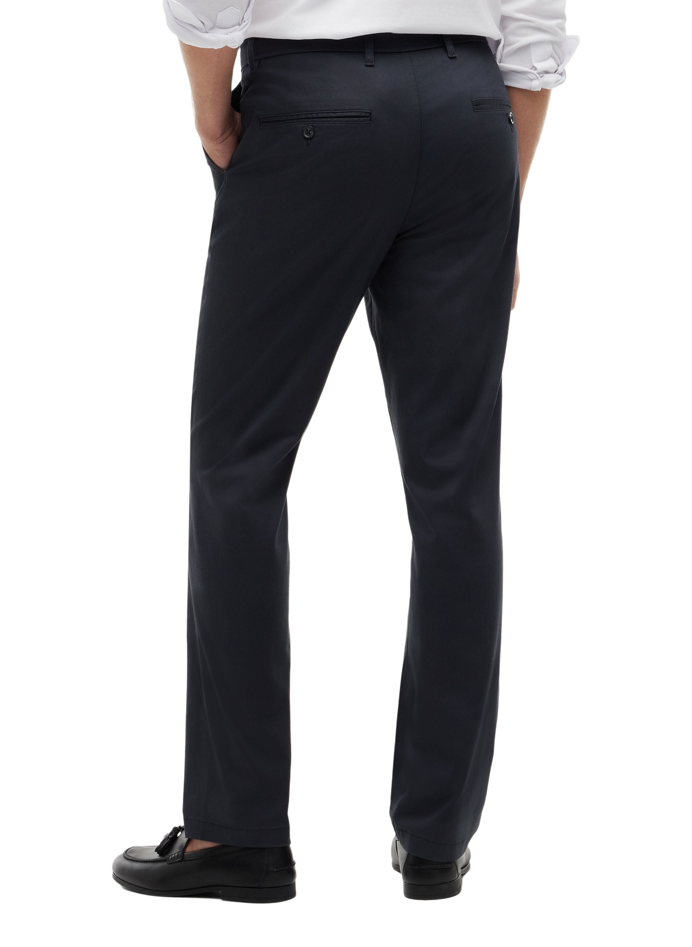 Pantalon chino slim droit Denton en coton mélangé TOMMY HILFIGER Bleu