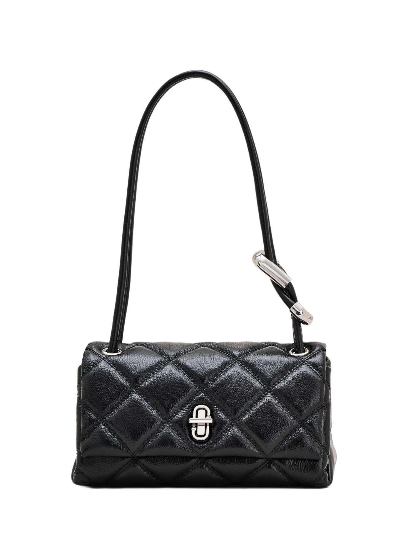 Sac épaule matelassé en cuir  MARC JACOBS Noir