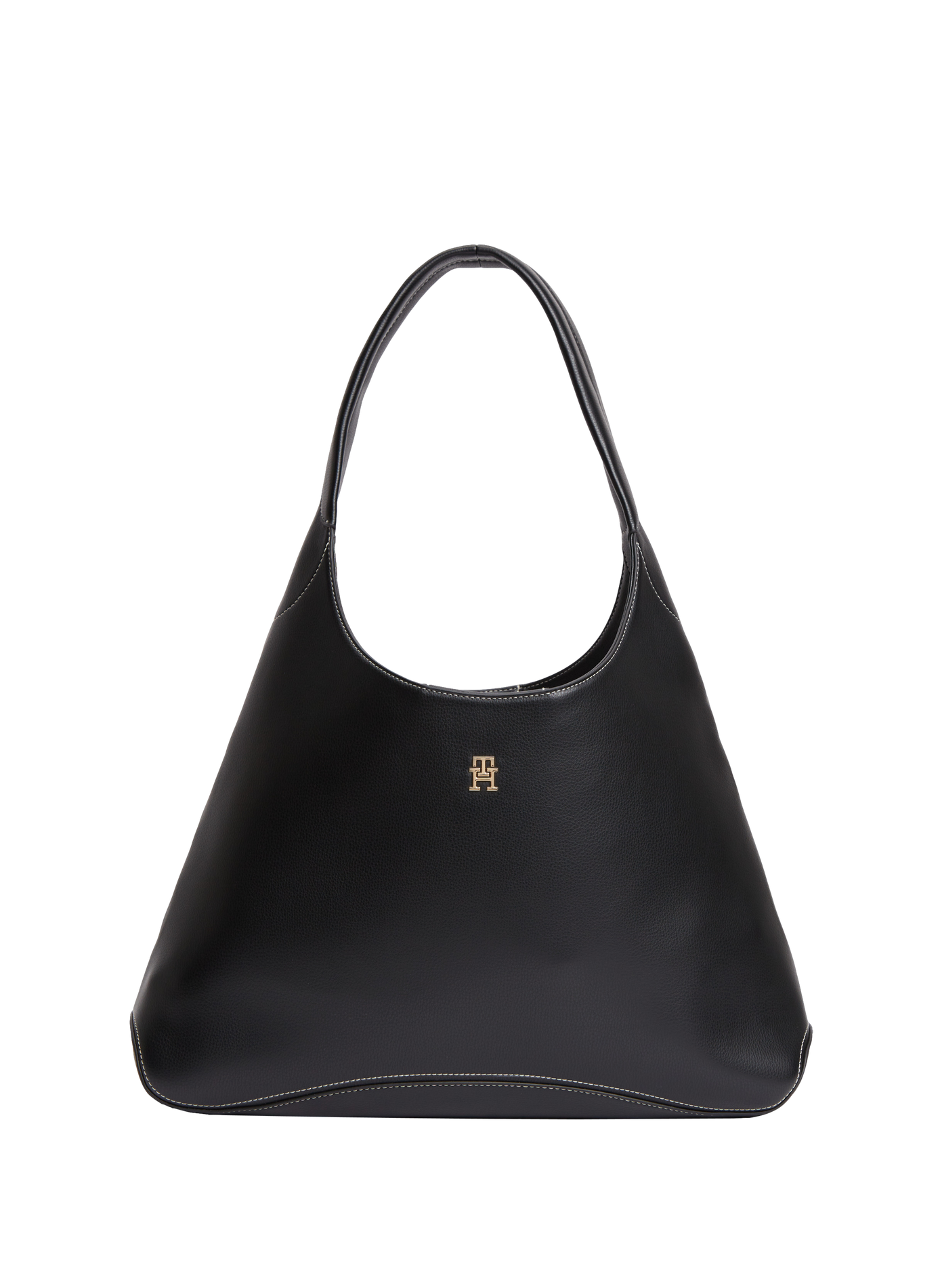 Plain shoulder bag TOMMY HILFIGER Black