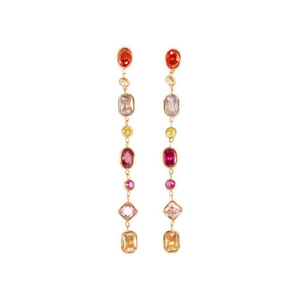 Boucles d'oreilles pendantes ornées Boucles d'oreilles pendantes ornées