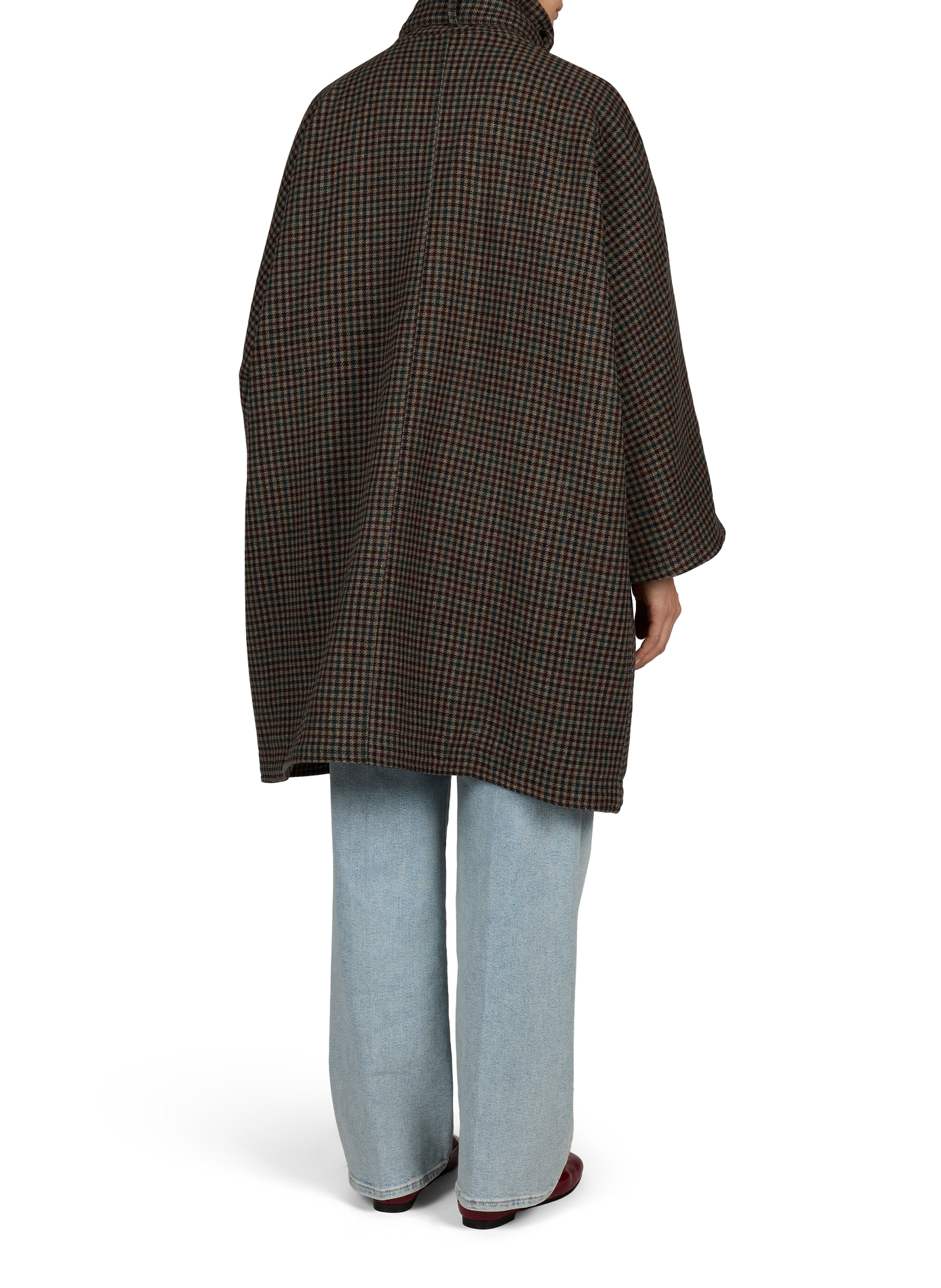 Jean droit cropped Stovepipe en coton mélangé 7 FOR ALL MANKIND Bleu