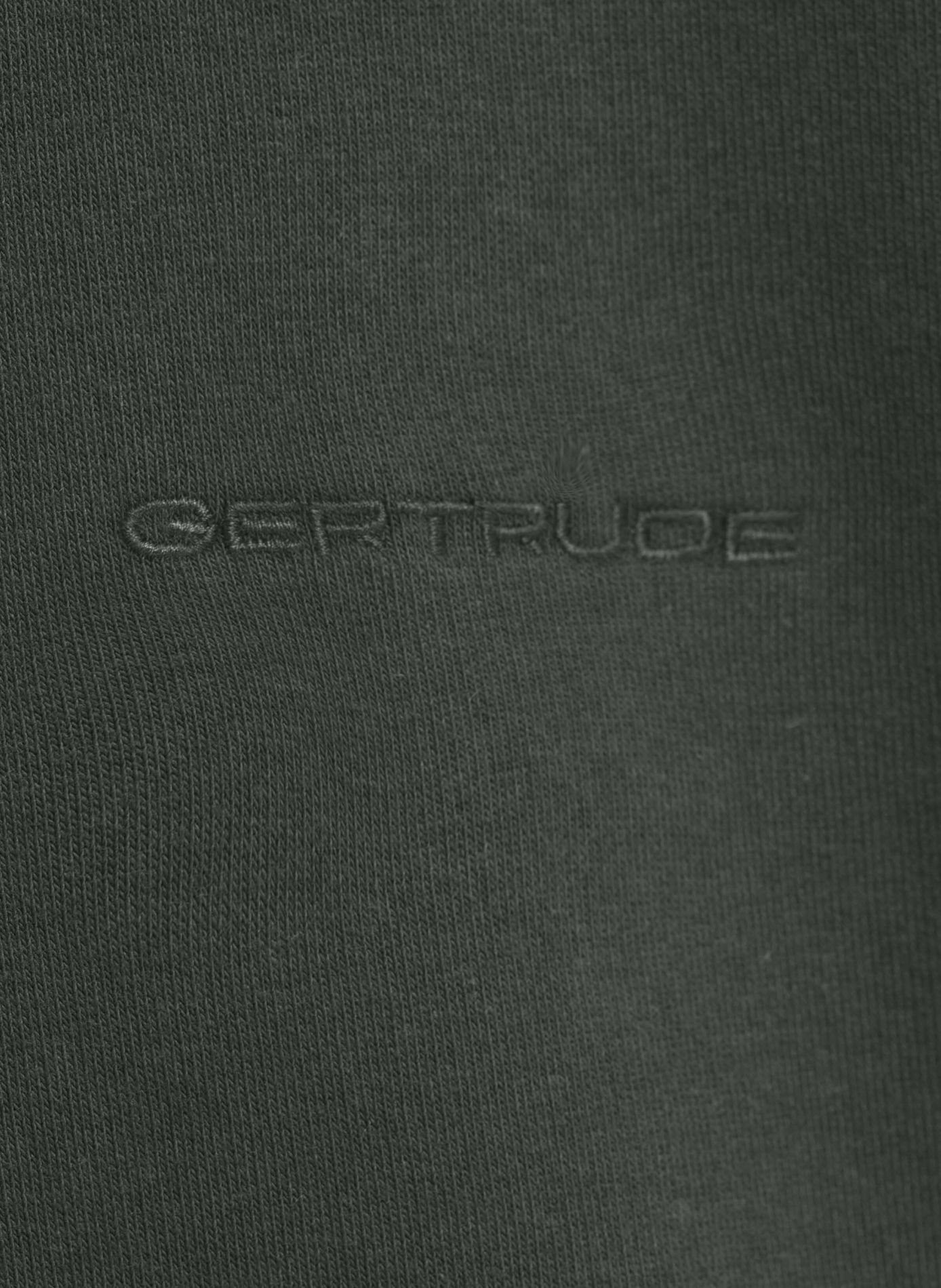 Sweat zippé en coton mélangé GERTRUDE Green