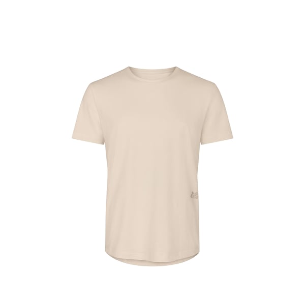 Tee-shirt col rond en coton mélangé Tee-shirt col rond en coton mélangé