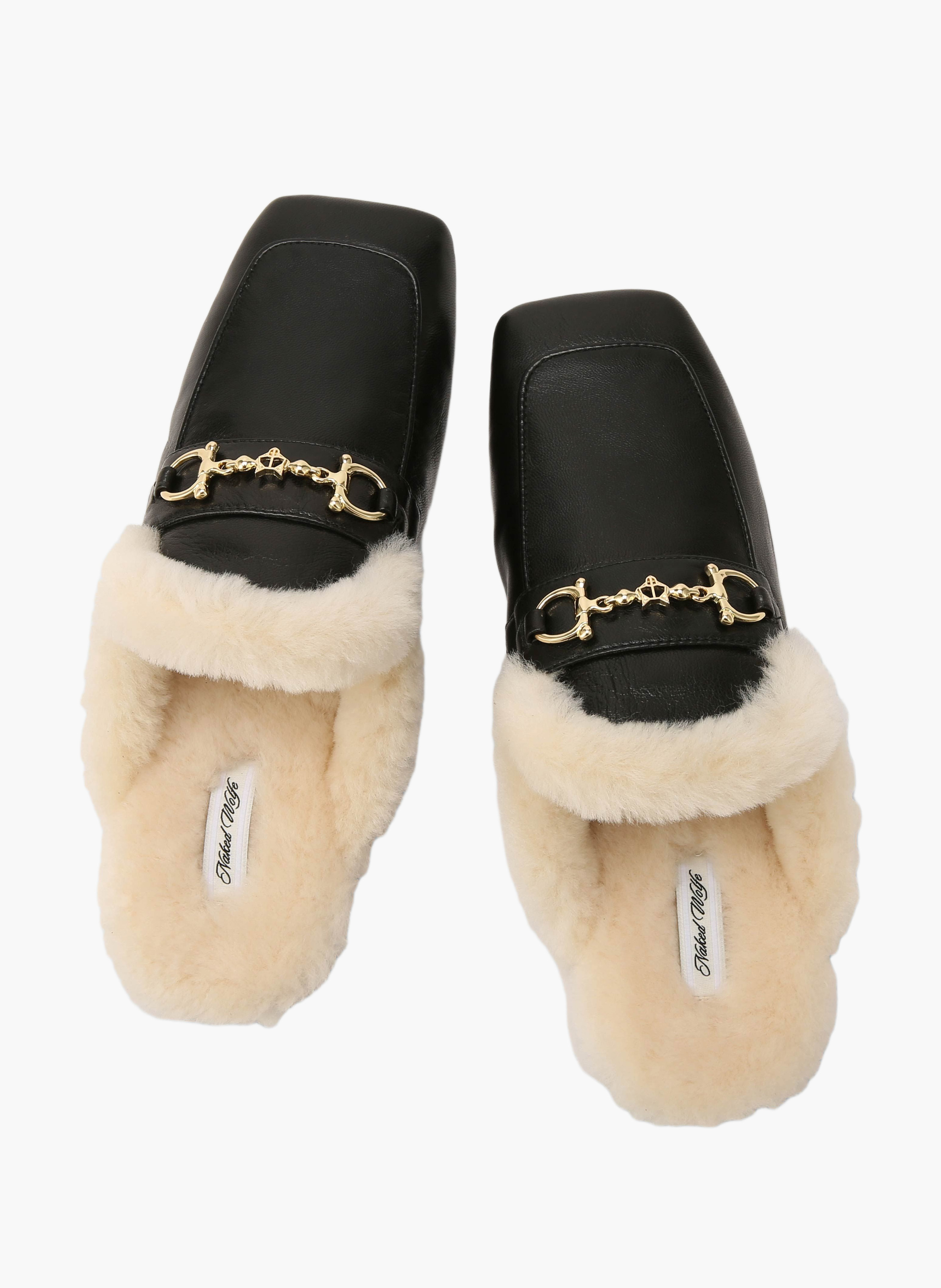 Mocassins berkley en cuir NAKED WOLFE Noir