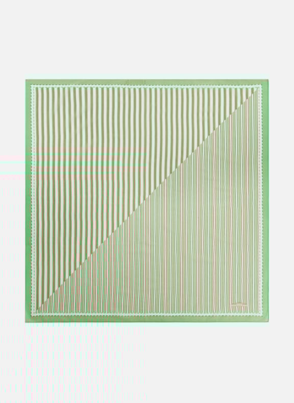 Carré à imprimé en coton MOISMONT Carré à imprimé en coton MOISMONT