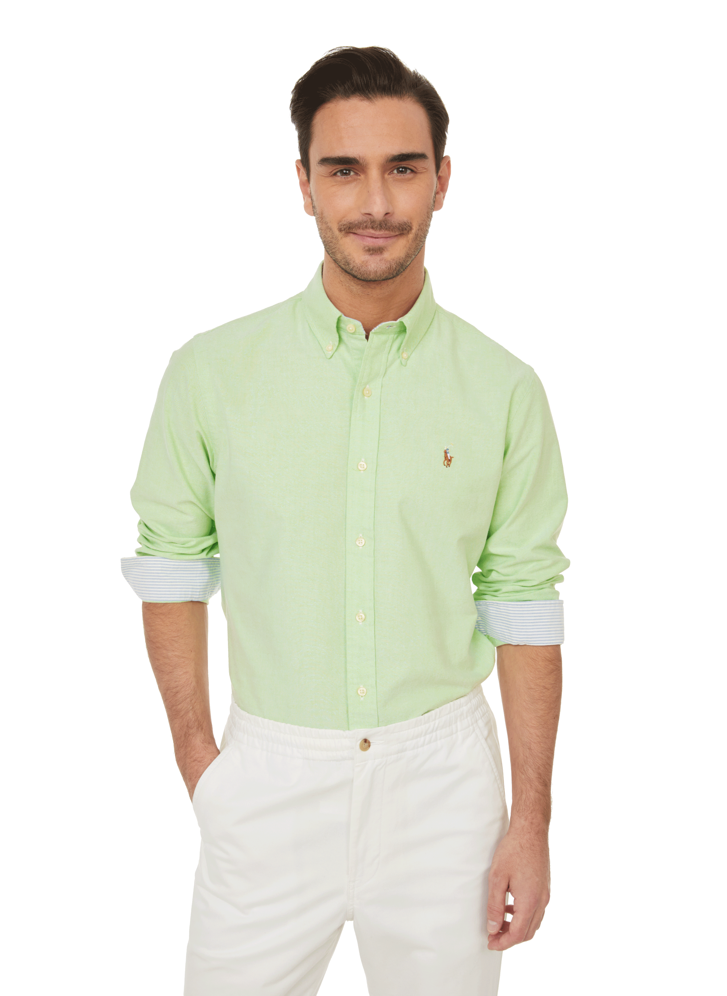 POLO RALPH LAUREN SPORT SHIRT Vert