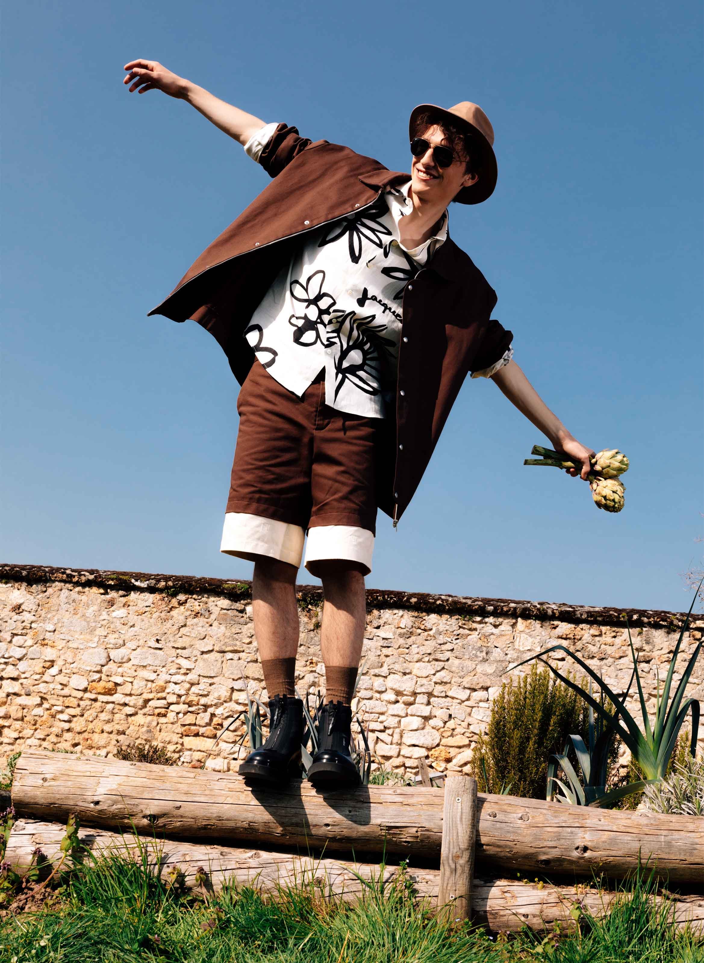 Cotton socks AU PRINTEMPS PARIS Brown