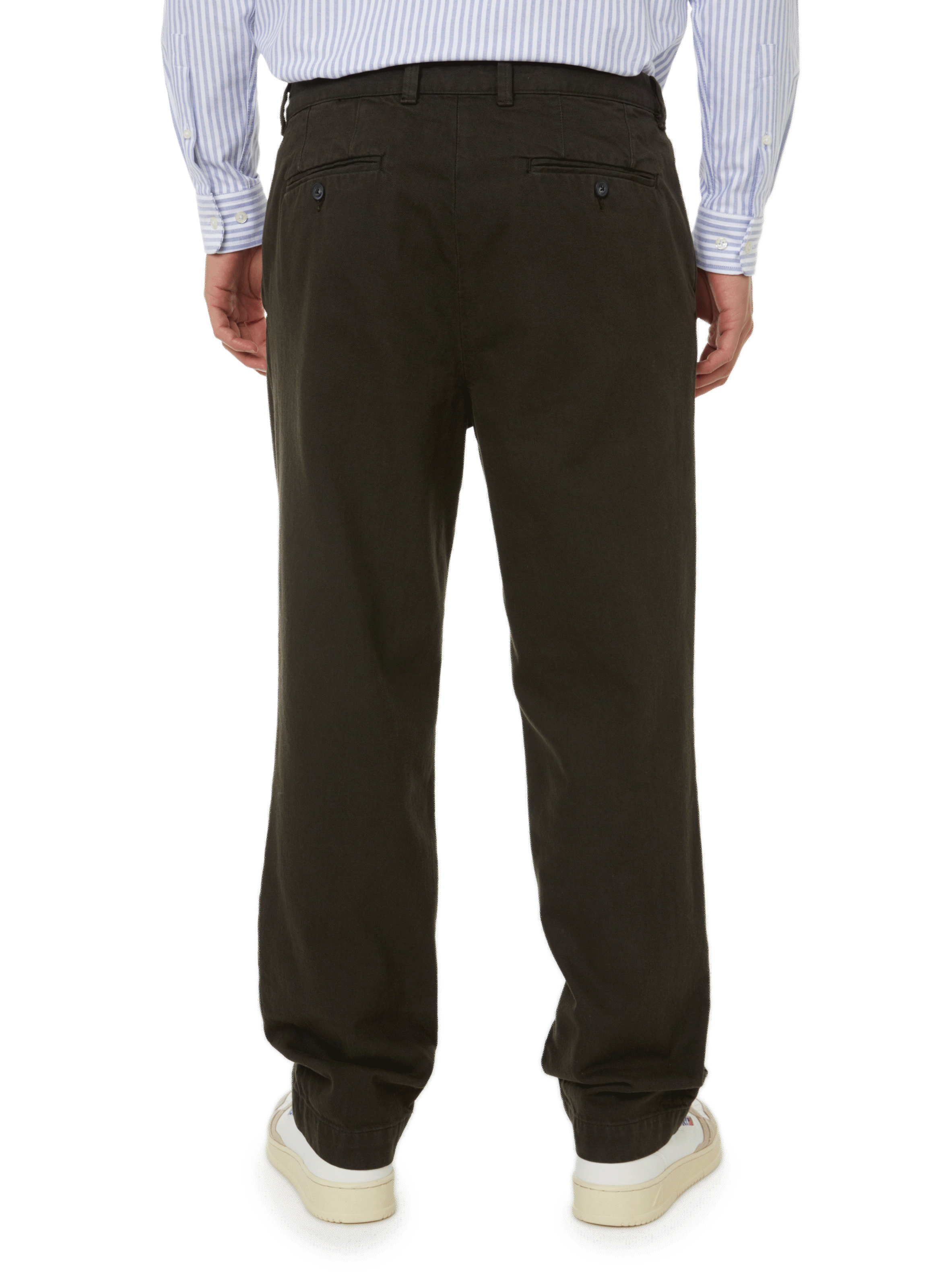 Slim-fit cotton-blend trousers SAISON 1865 Green