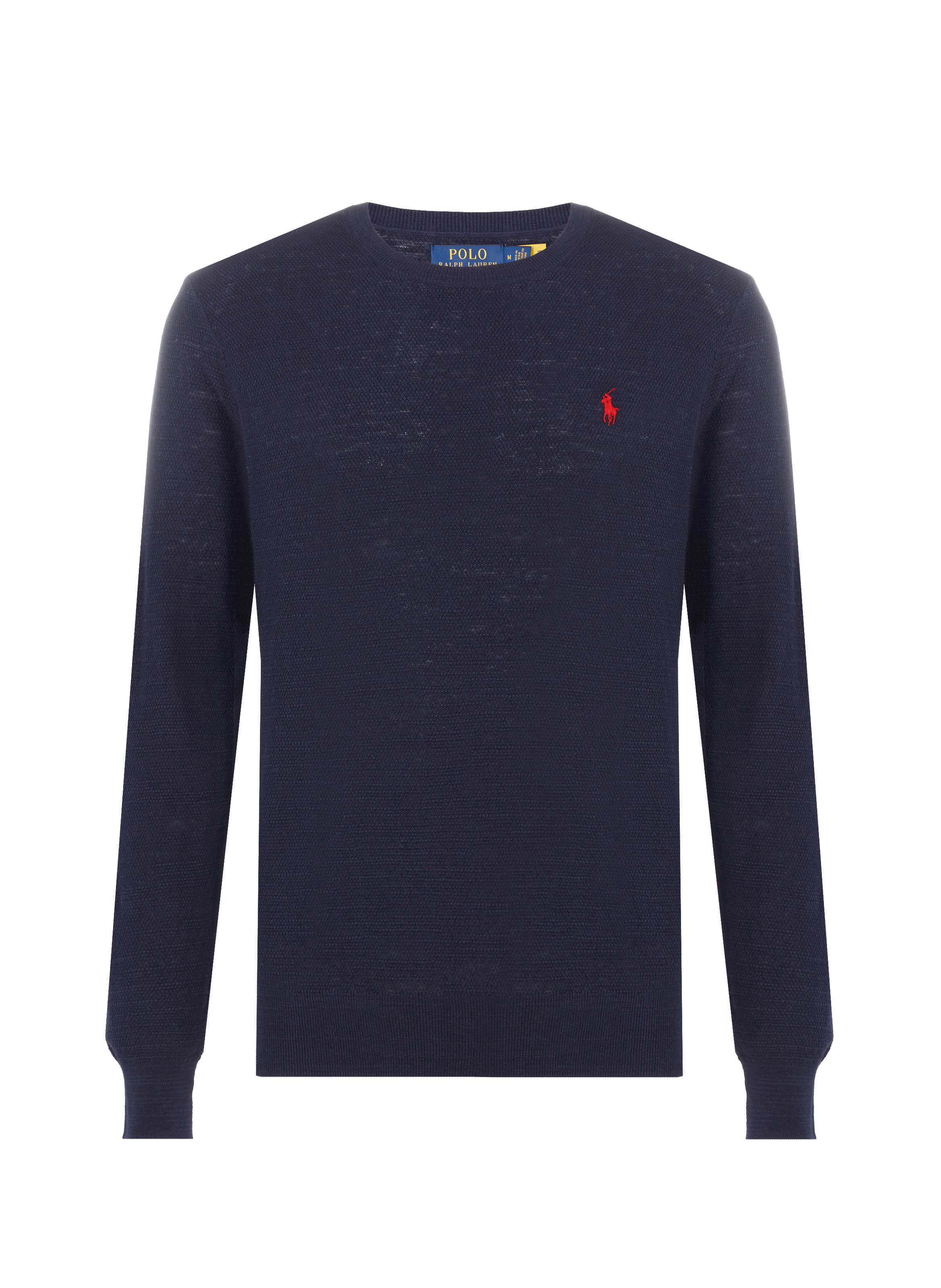 Pull droit en coton et lin