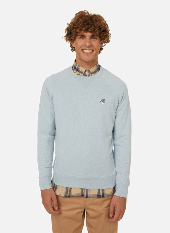 MAISON KITSUNÉ Sweatshirt en coton Bleu