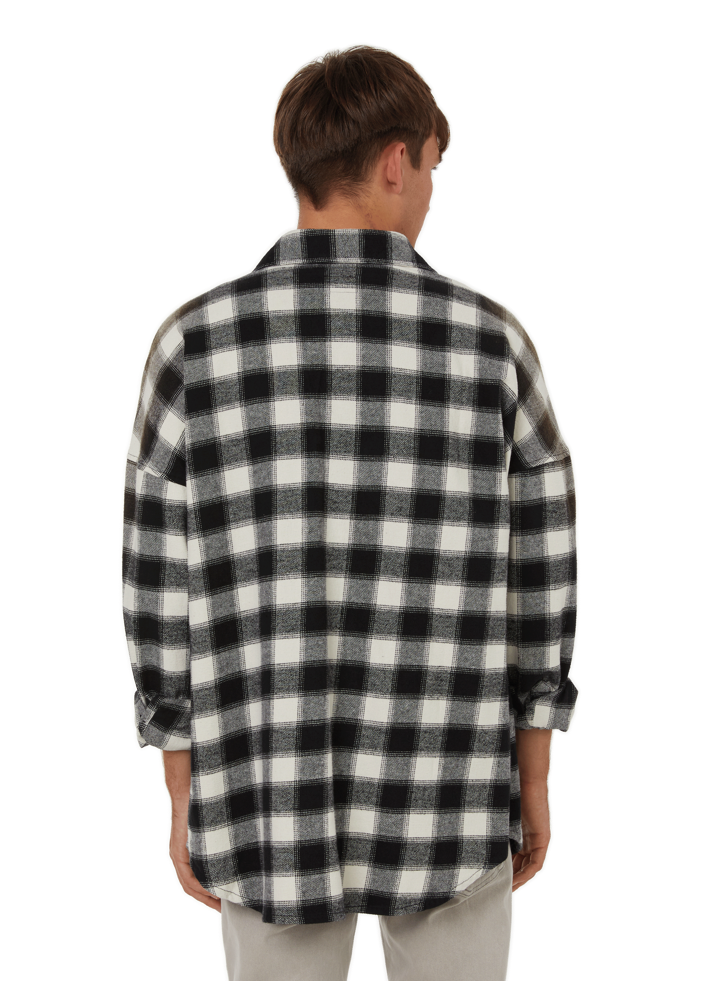 Check overshirt  DIESEL Black