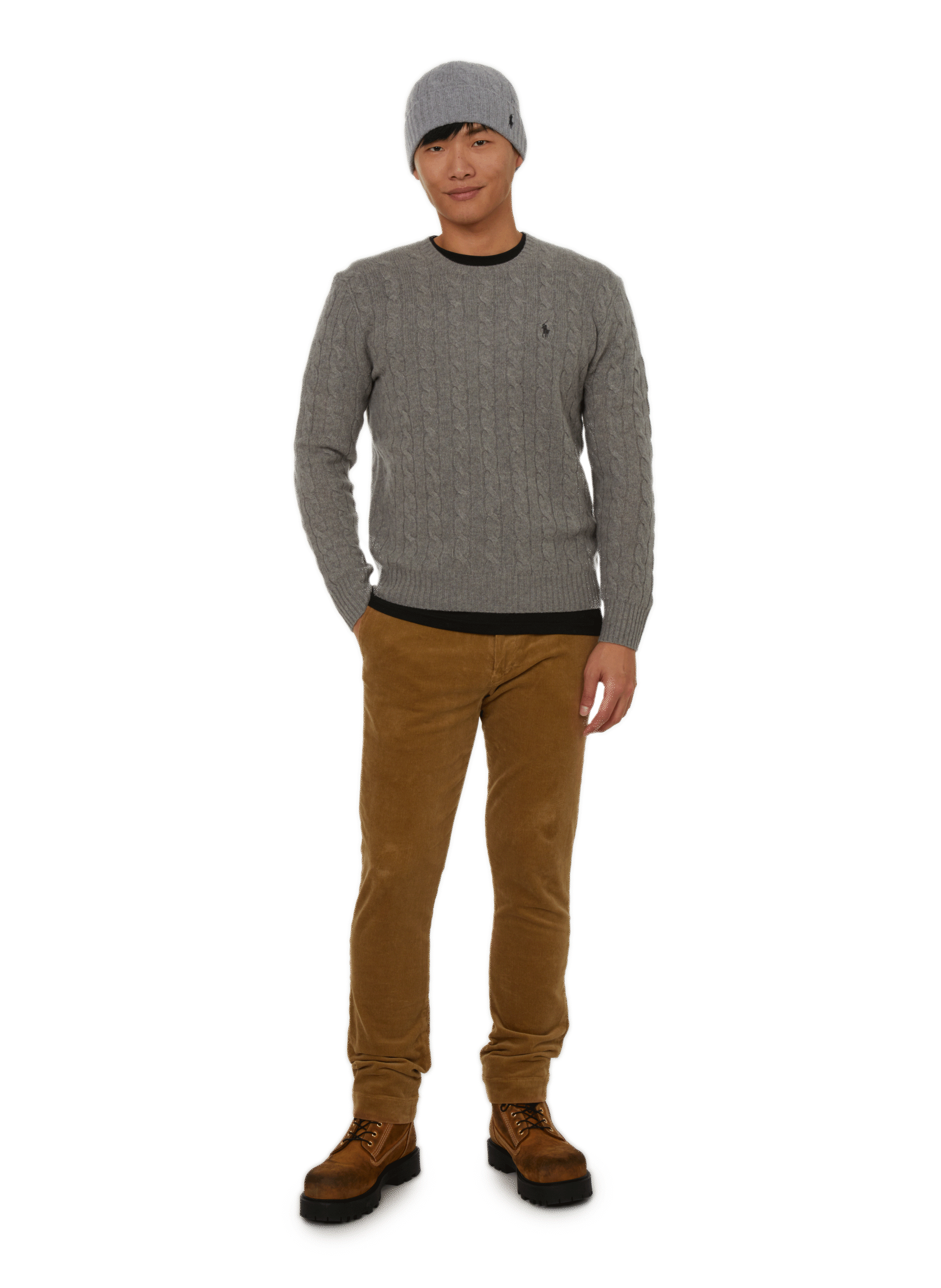 Pull en laine  POLO RALPH LAUREN Gris