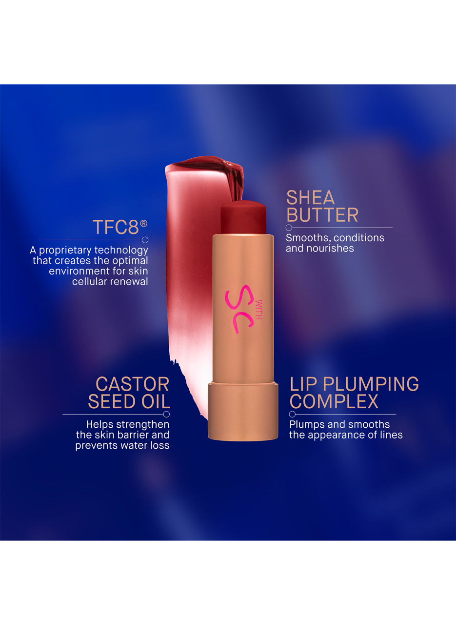 The Tinted Balm Shade 3 AUGUSTINUS BADER A burnt earthy plum