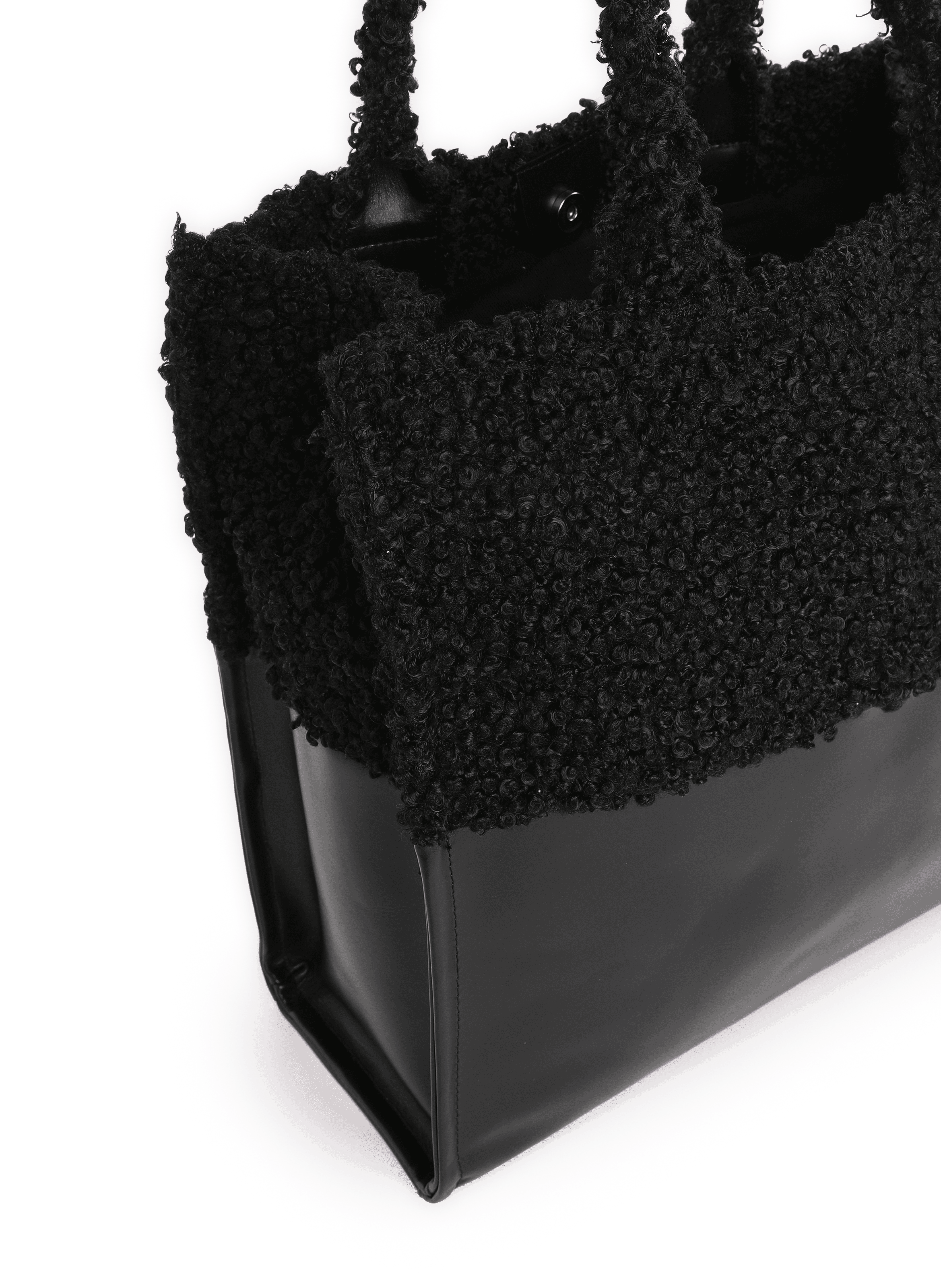 Sac cabas Elodi bi-matière  SAISON 1865 Noir